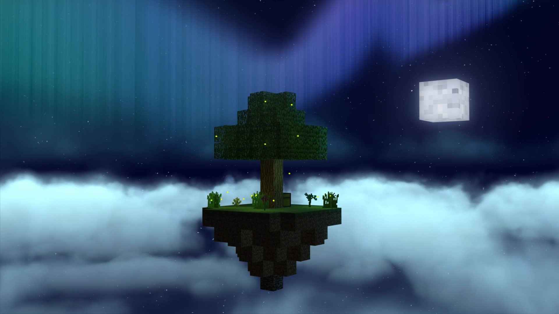 Minecraft Skyblock Live Wallpaper