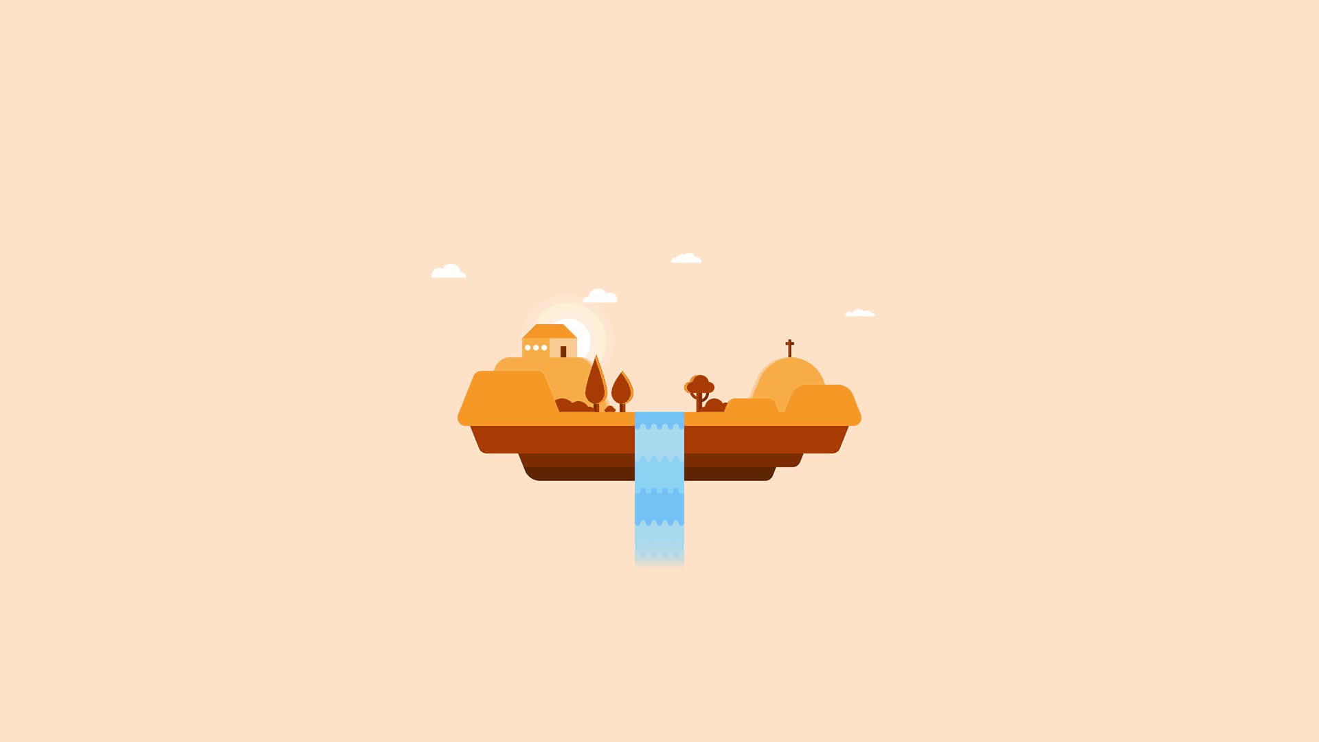 Minimal Landscape Live Wallpaper