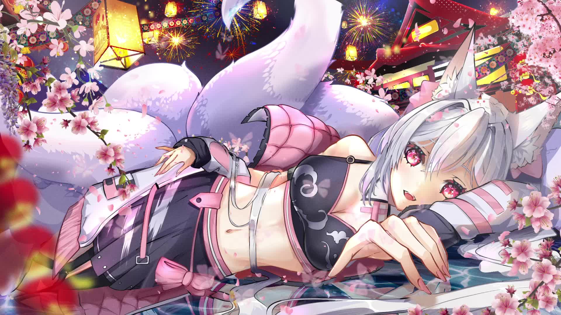 Katsumi Yuki - Nine Tailed Fox Live Wallpaper
