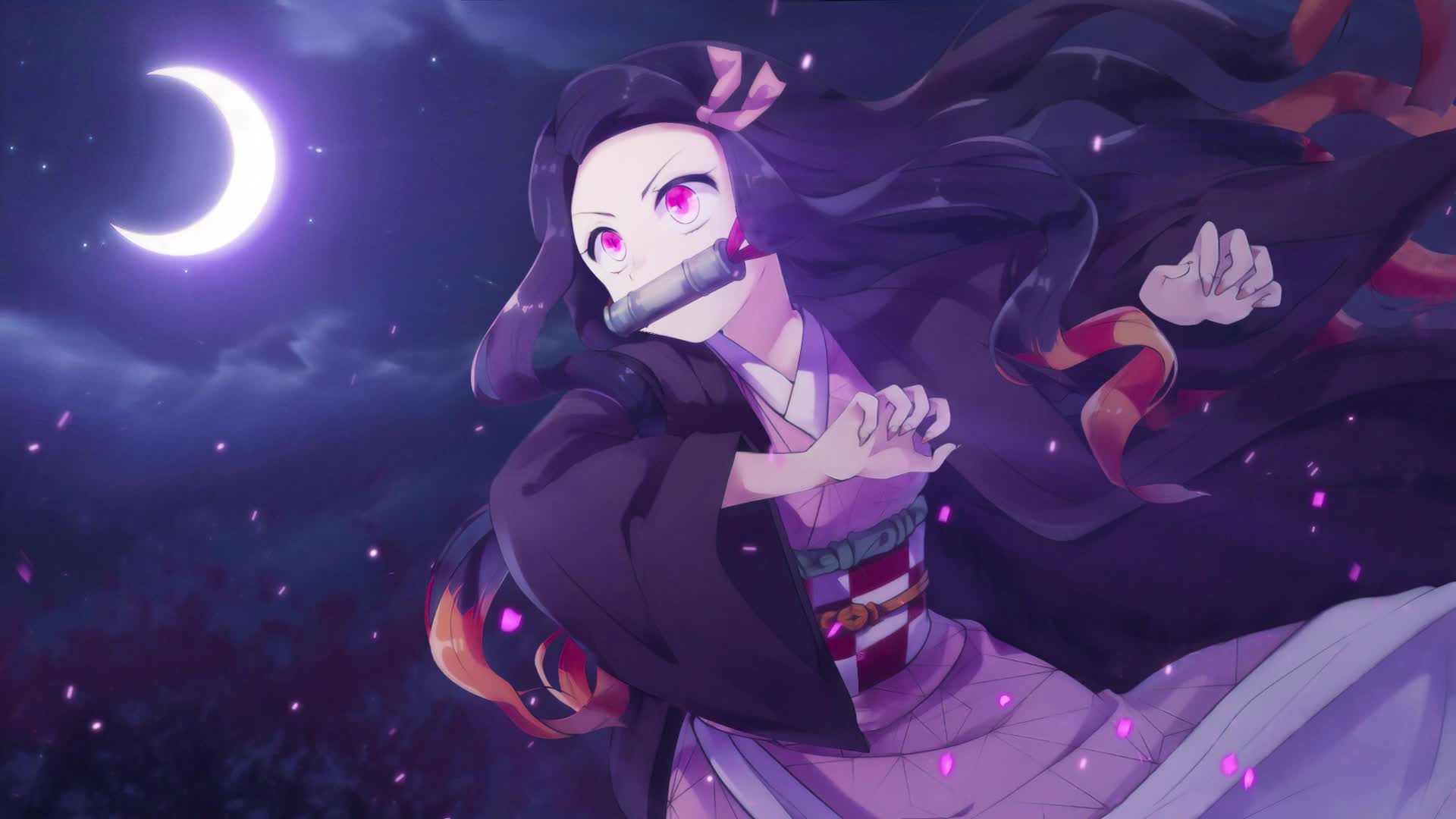 Nezuko Kamado-Kimesu No Yaiba Live Wallpaper