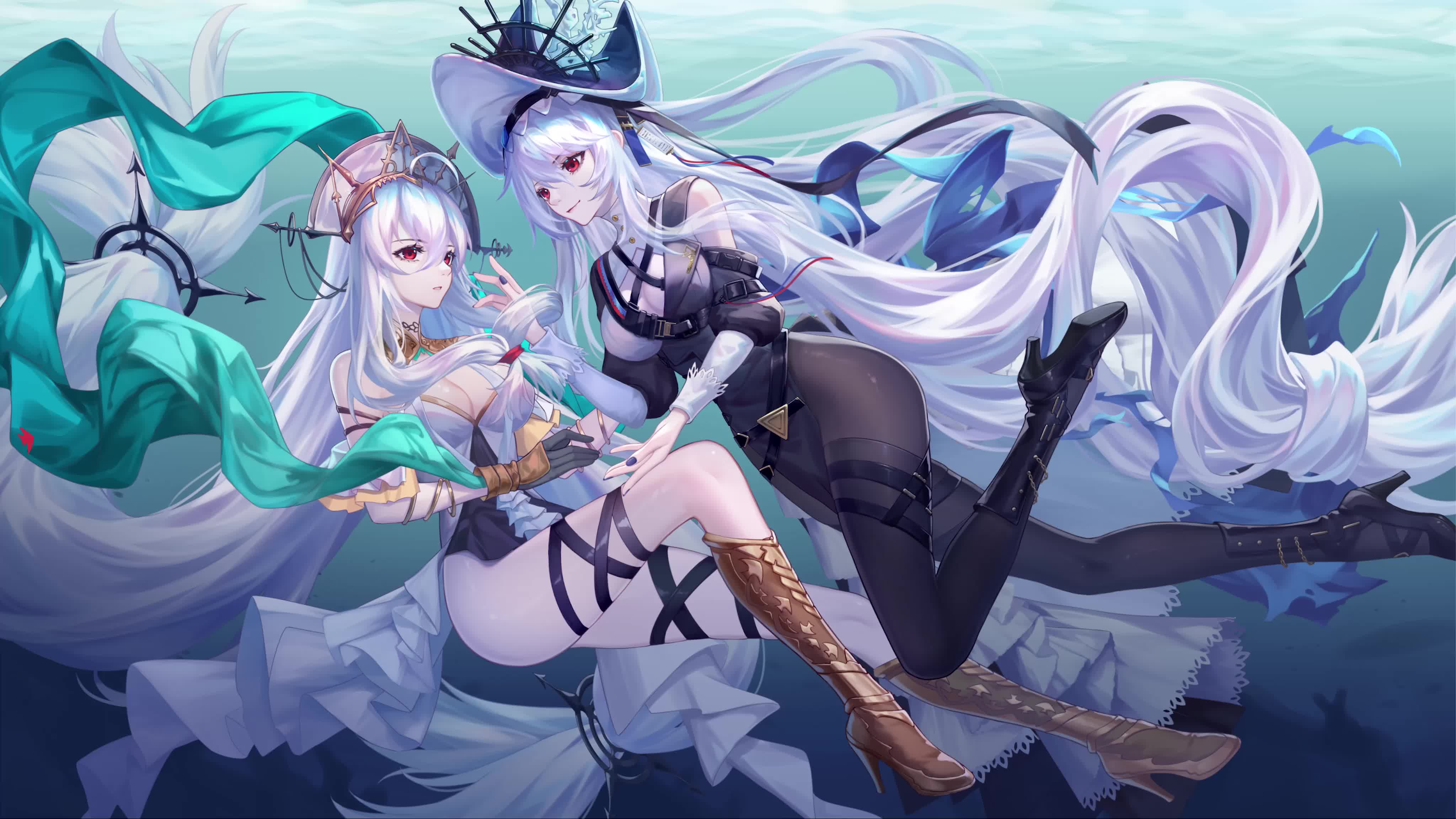 Tomorrows Ark Skadi & Ghost Shark Live Wallpaper