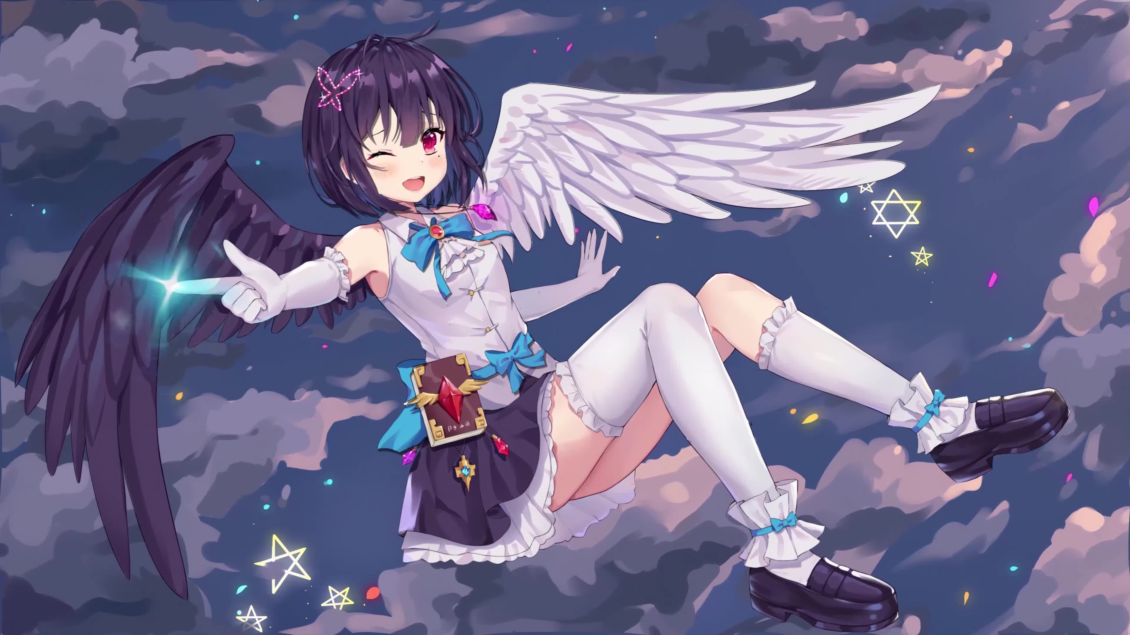 Akane - Demon & Angel Live Wallpaper