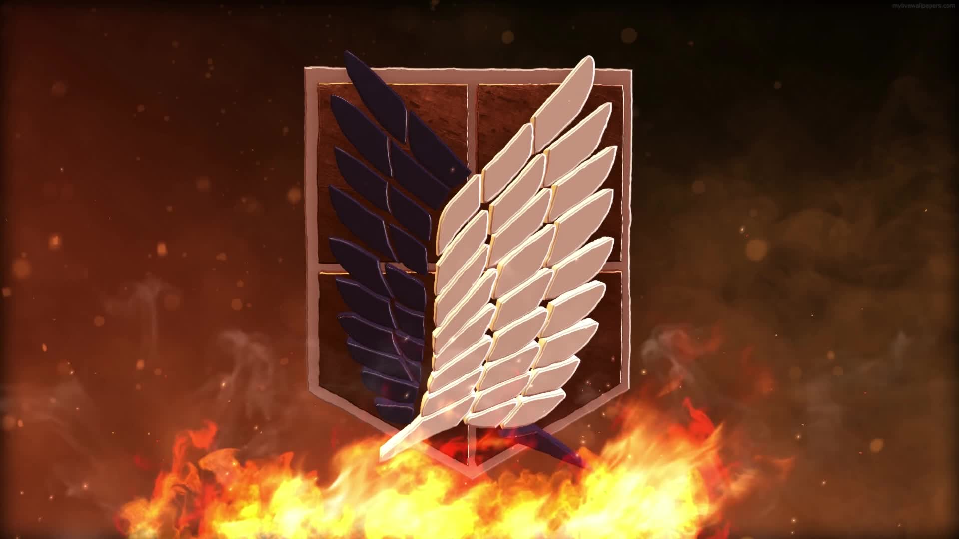 The Wings Of Freedom-Attack On Titan Live Wallpaper