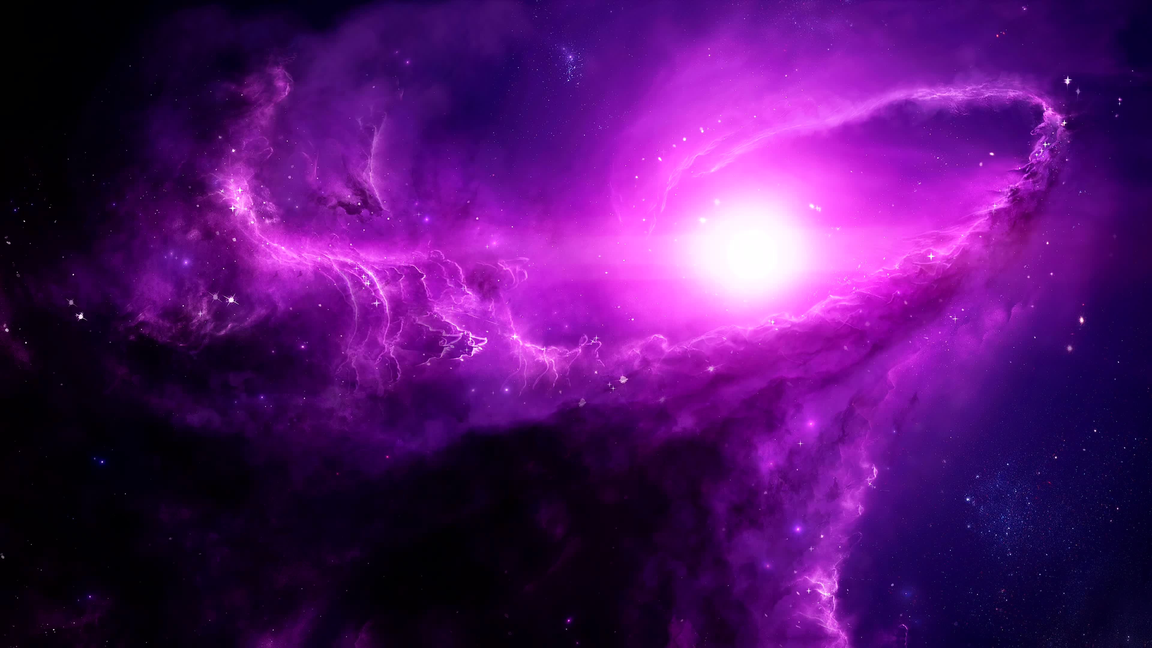 Purple Space Live Wallpaper