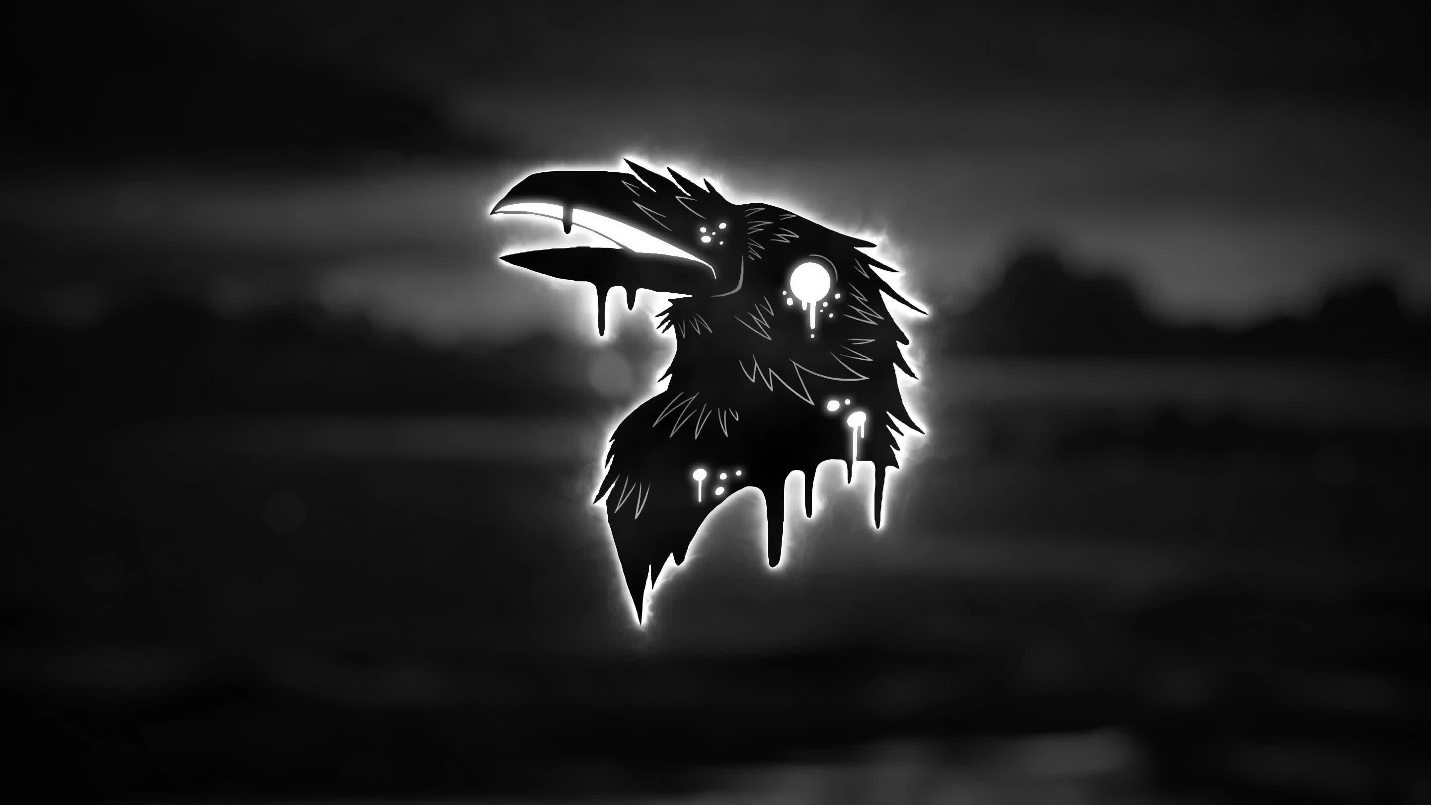Dripping Crows Live Wallpaper