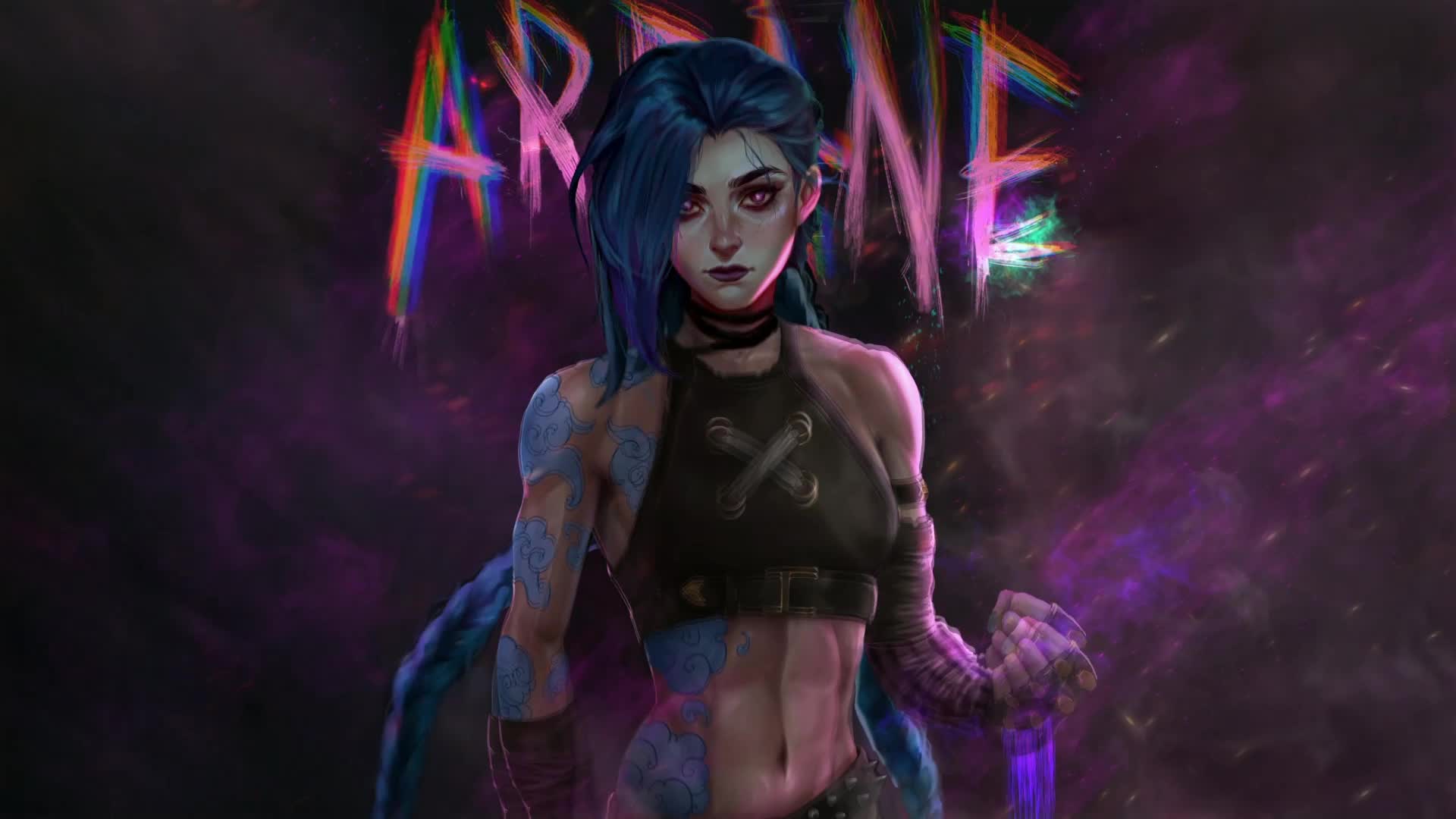 League Of Legends Jinx Arcane Live Wallpaper | 3840x2160