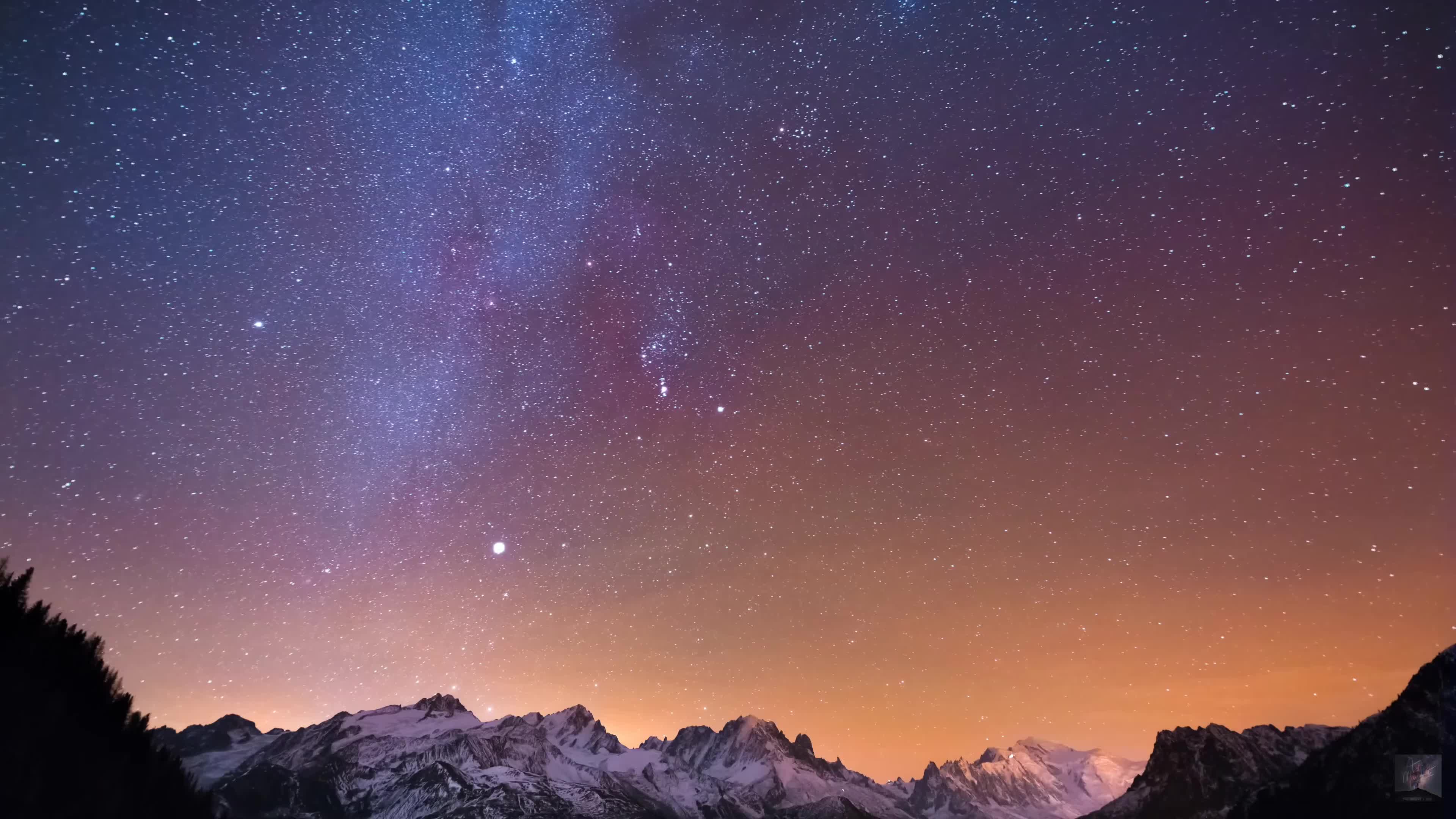 Relax Timelapse - Starry Sky Live Wallpaper