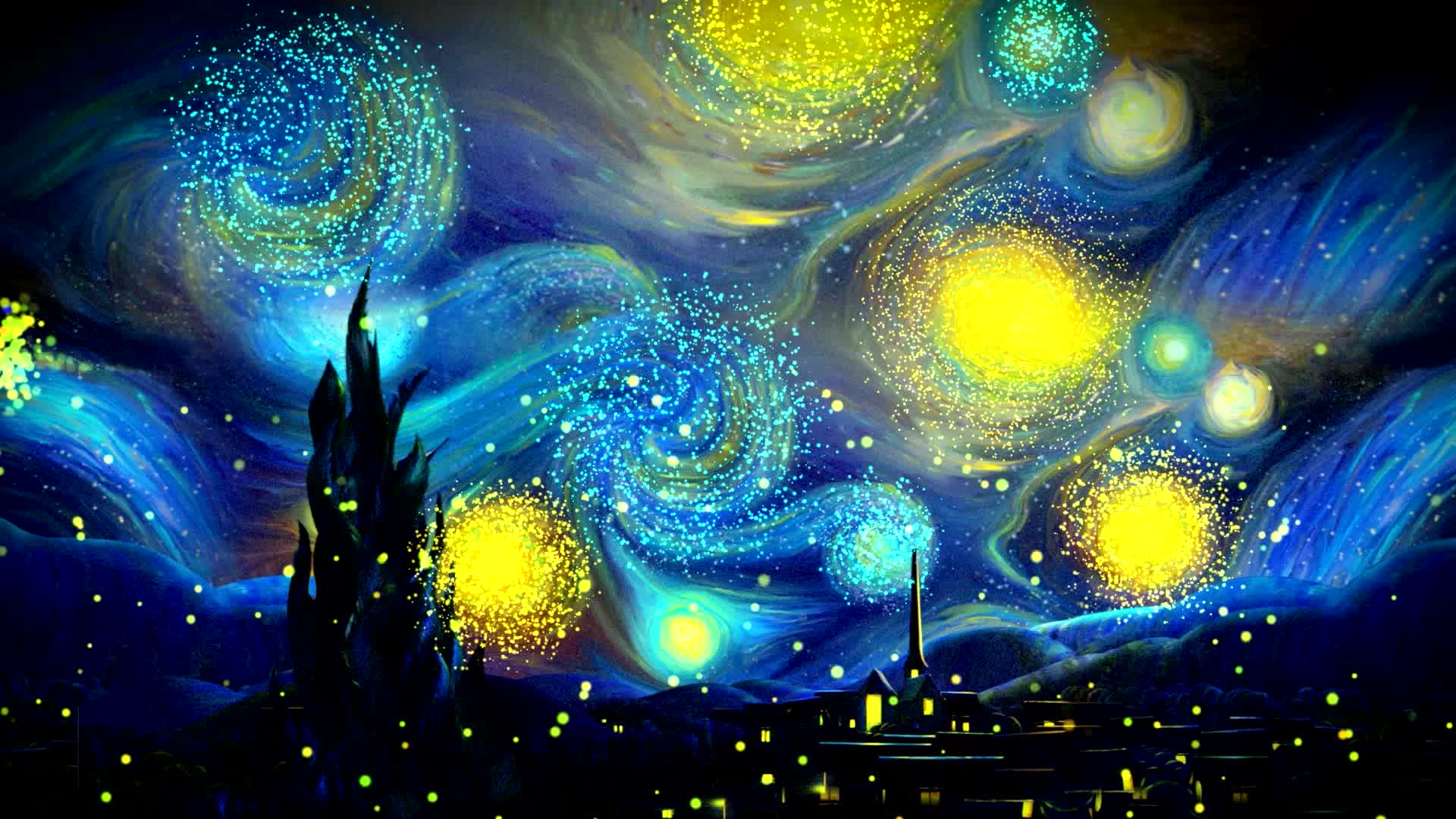 Starry Night Sky Live Wallpaper