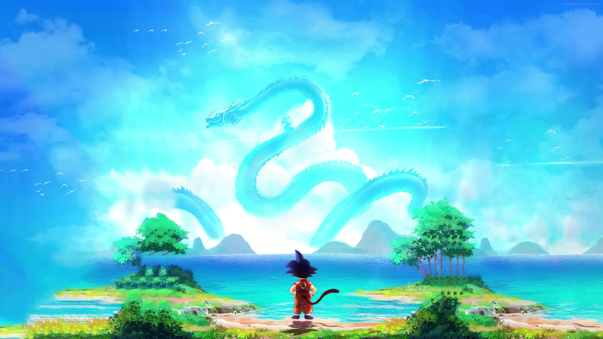 Dragon Ball - Goku And Shenron Live Wallpaper