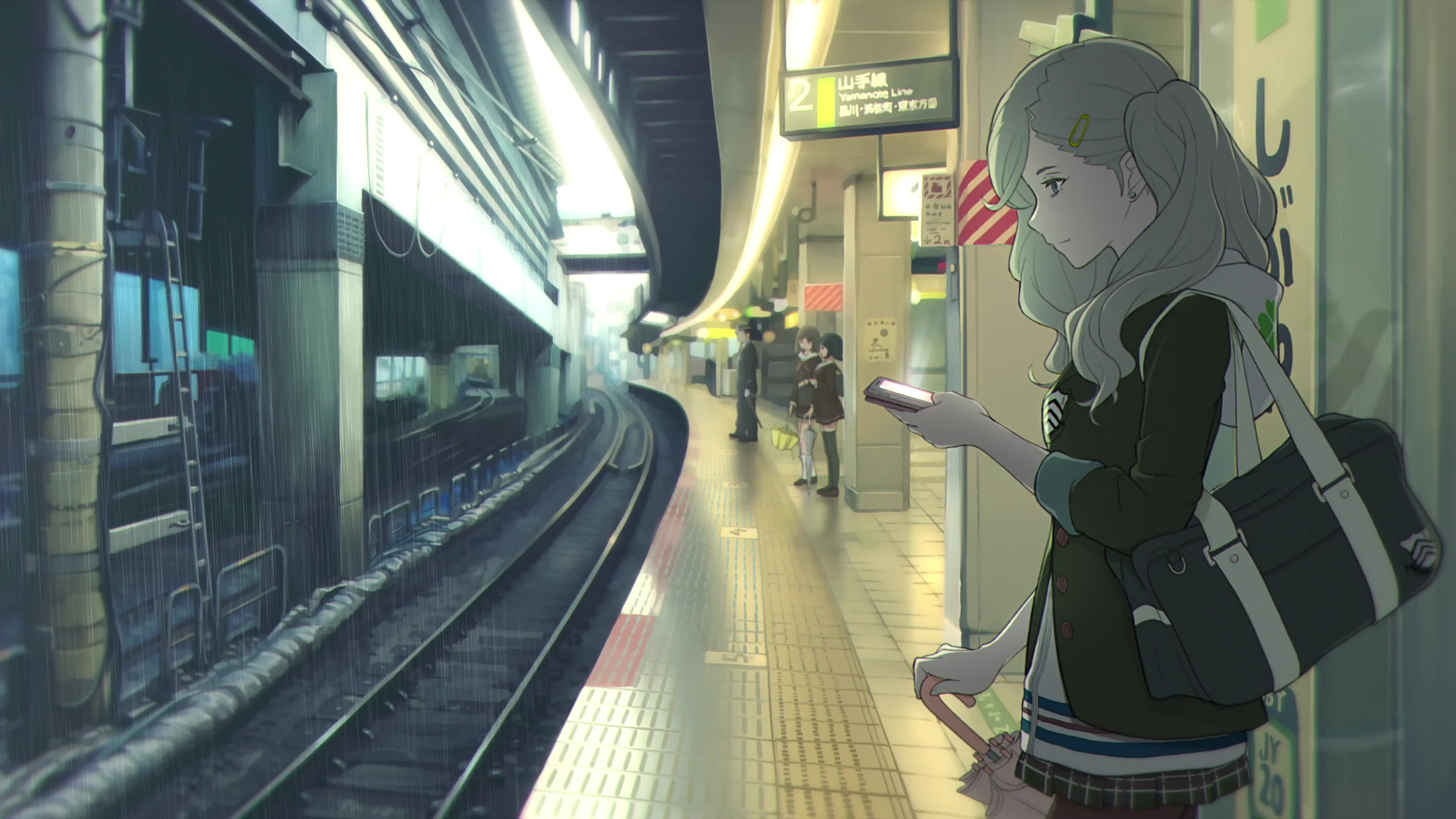 Takamaki Anne At Shibuya Station - Persona 5 Live Wallpaper