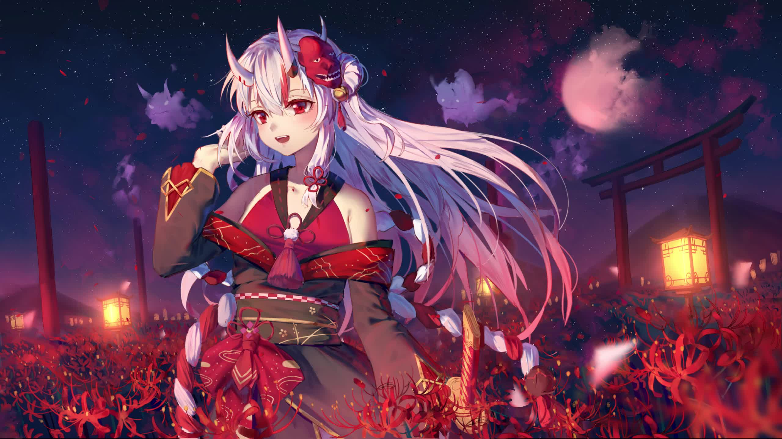 Hololive Nakiri Ayame Live Wallpaper
