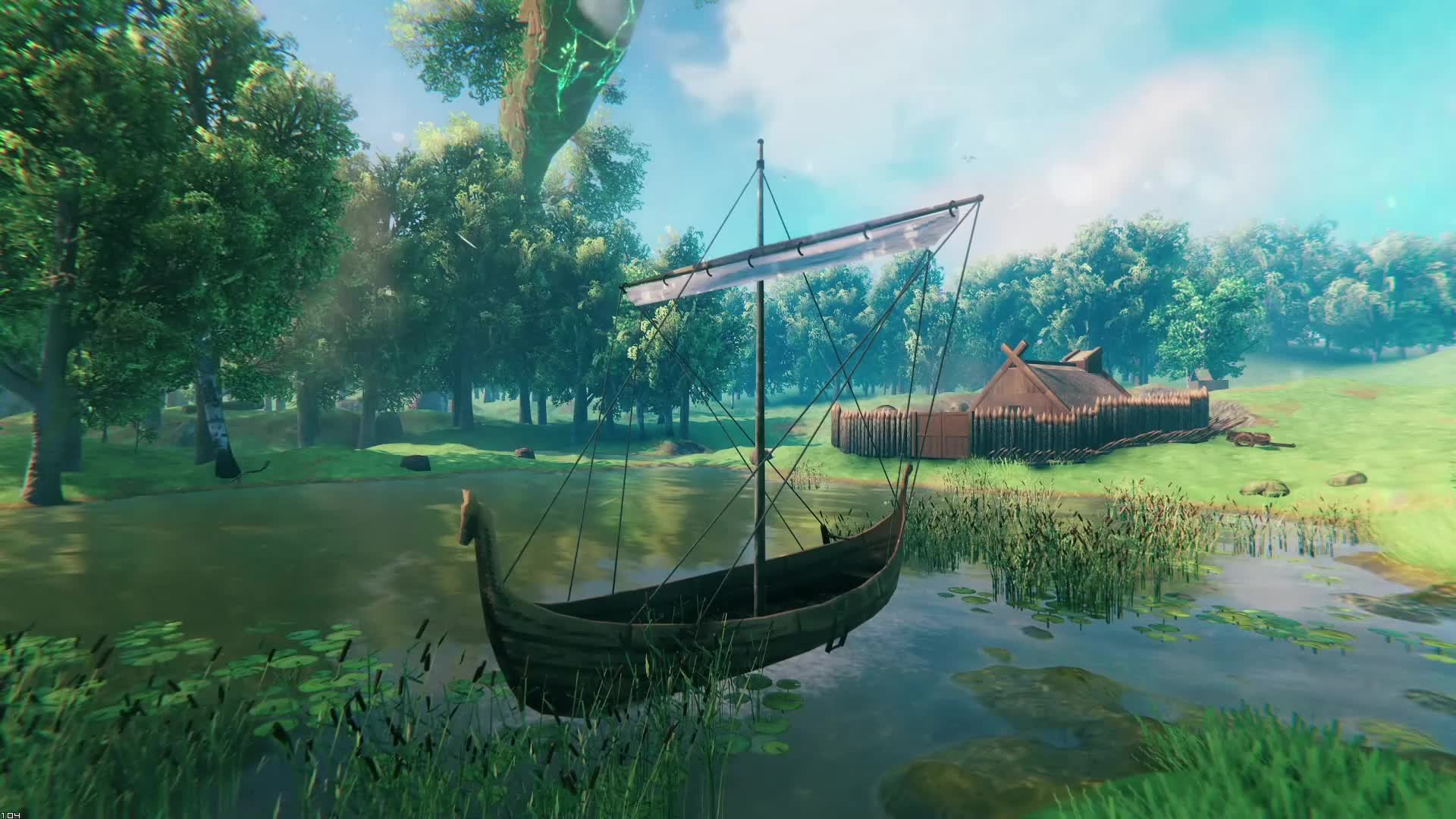Valheim Landscape Live Wallpaper
