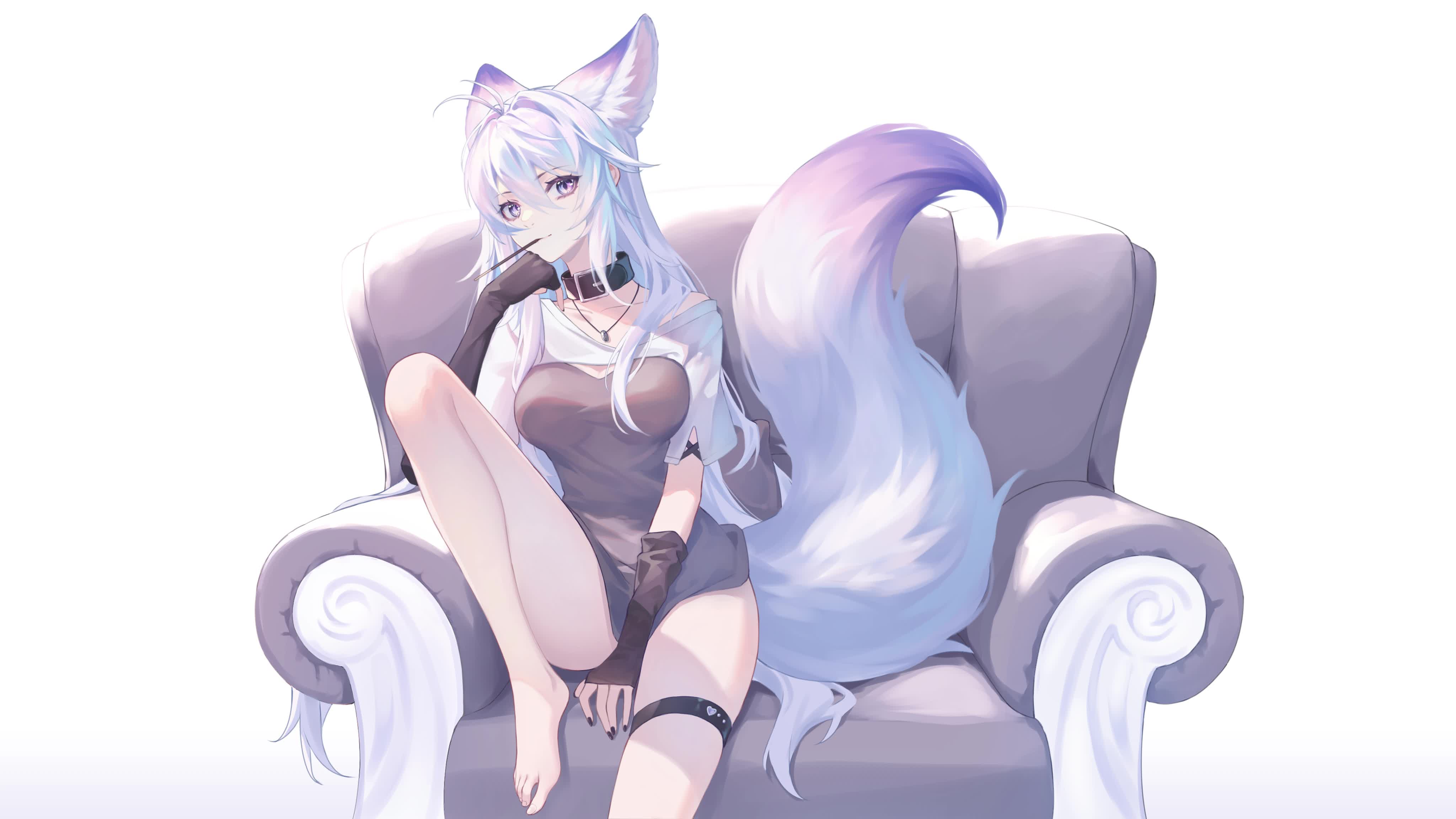 Anime Fox Girl Live Wallpaper