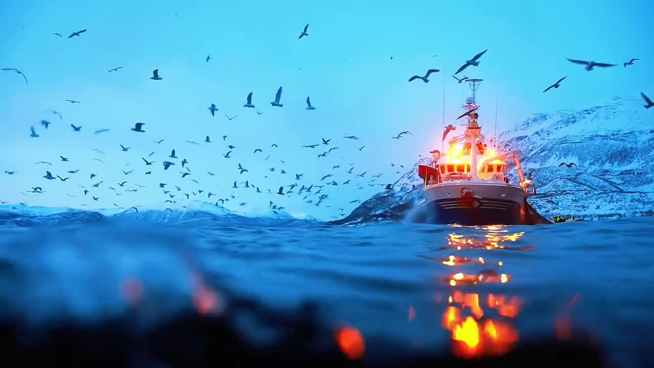 Sunset On Ocean Live Wallpaper