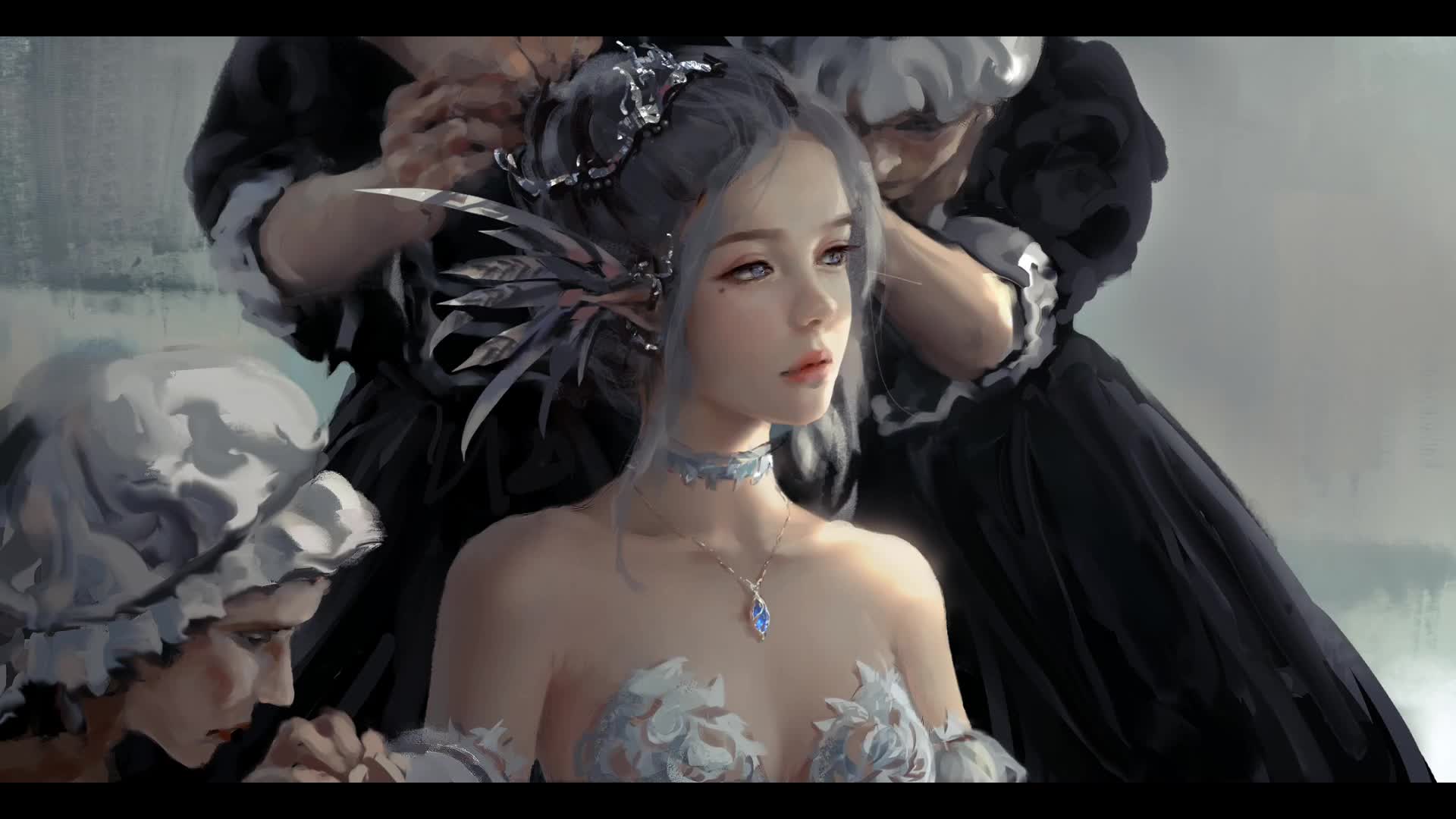 Wlop Princess Dressing Live Wallpaper