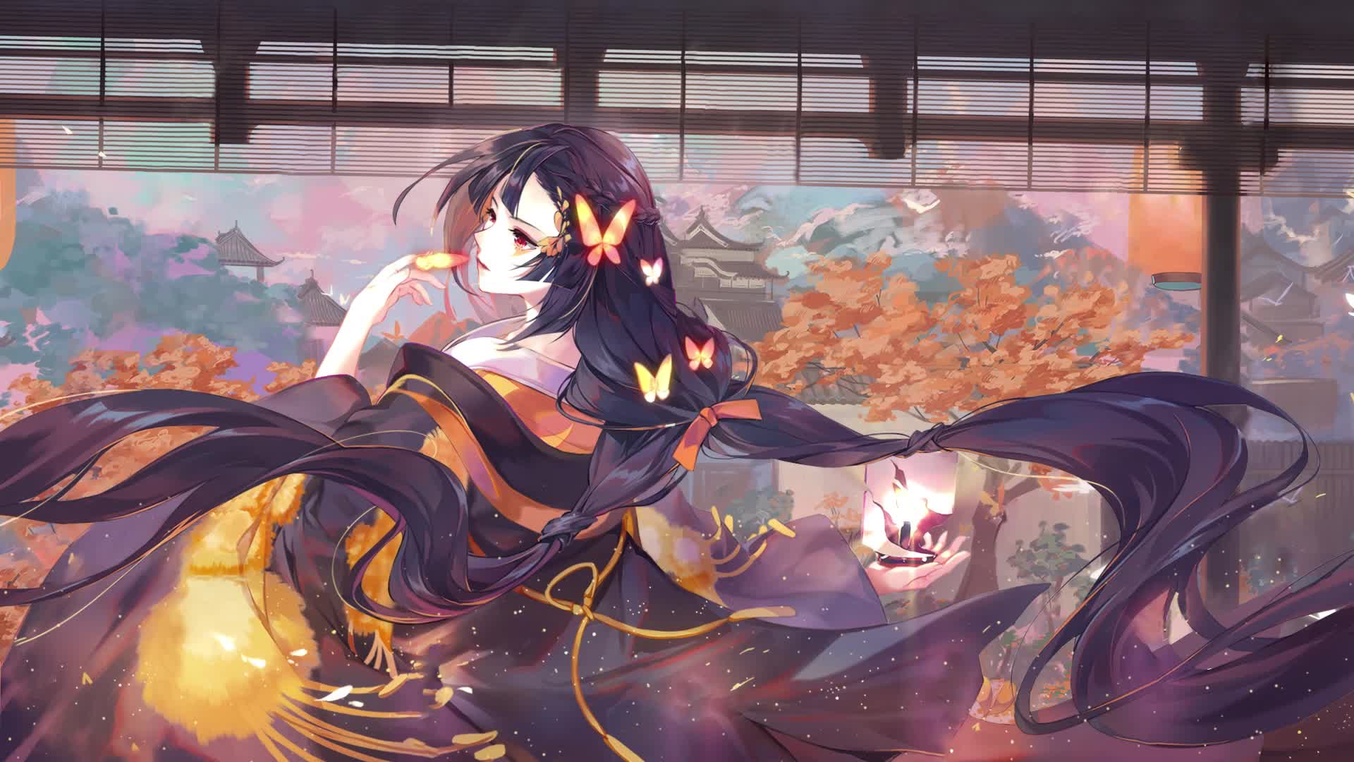 Onmyoji Higanbana Flower Live Wallpaper