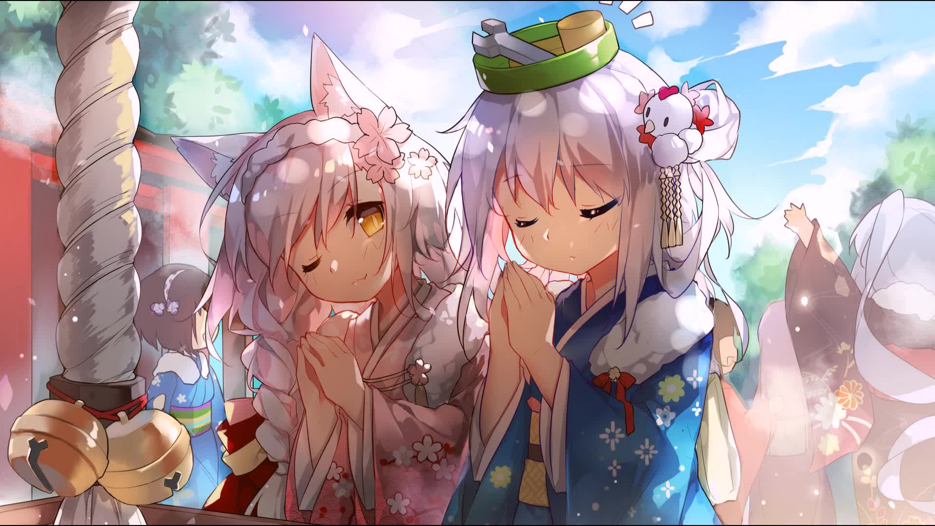 Warship Girl Sakura Live Wallpaper