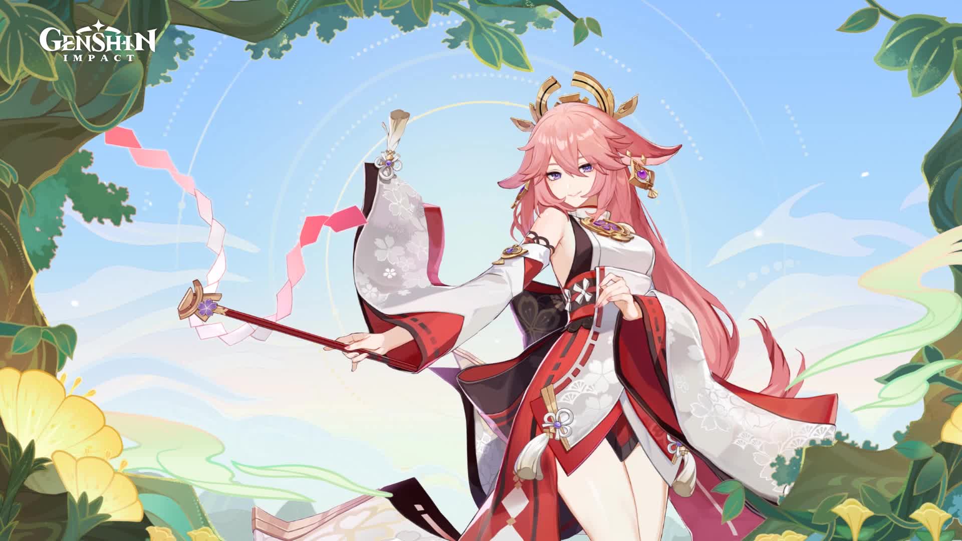 Genshin Impact Yae Miko Live Wallpaper