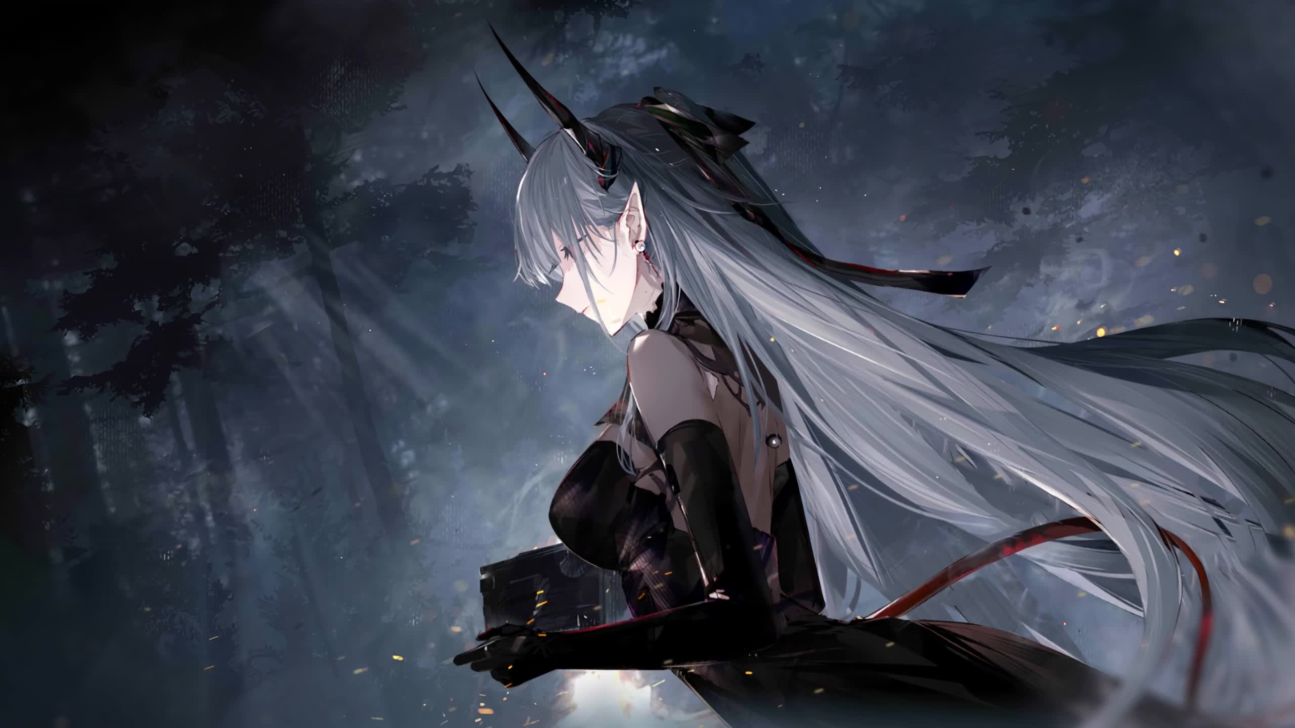 Arknights Sarkaz Girl Live Wallpaper
