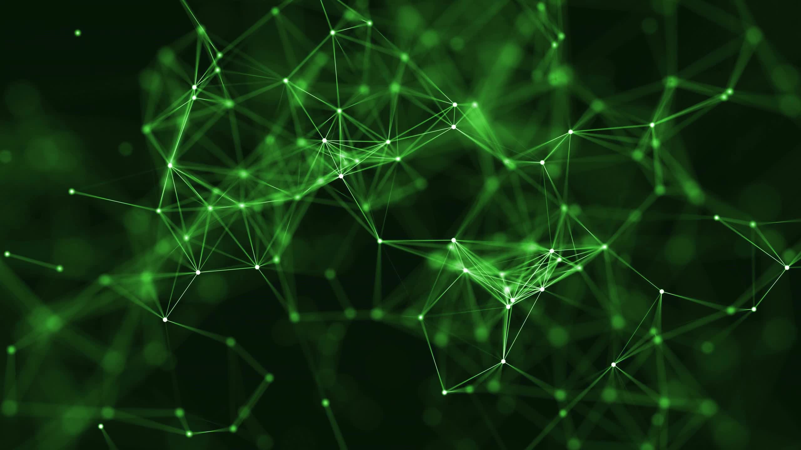 Green Neurons Live Wallpaper