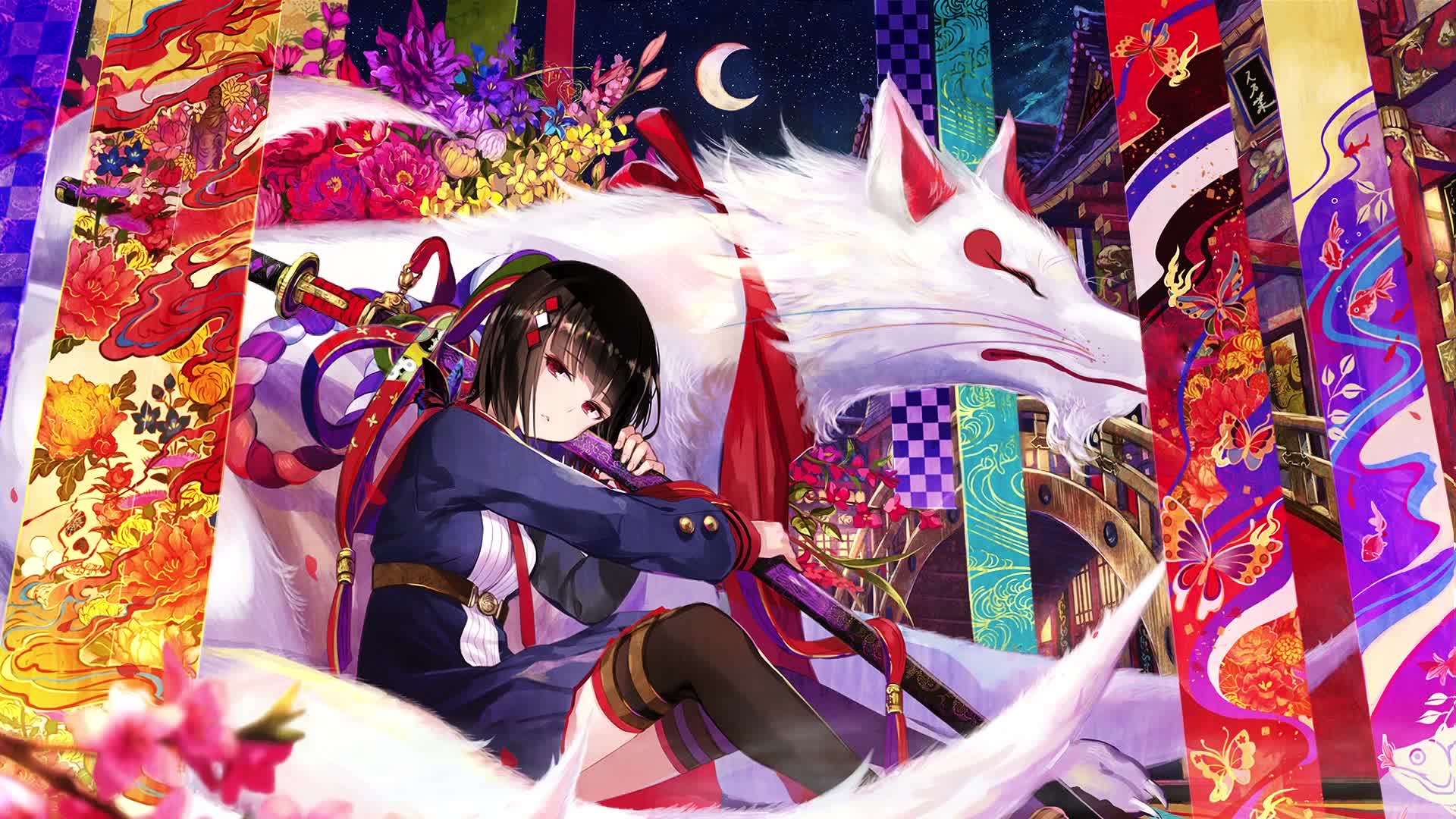 Fuzichoco Artbook: The World Of Gokusai Girl Live Wallpaper