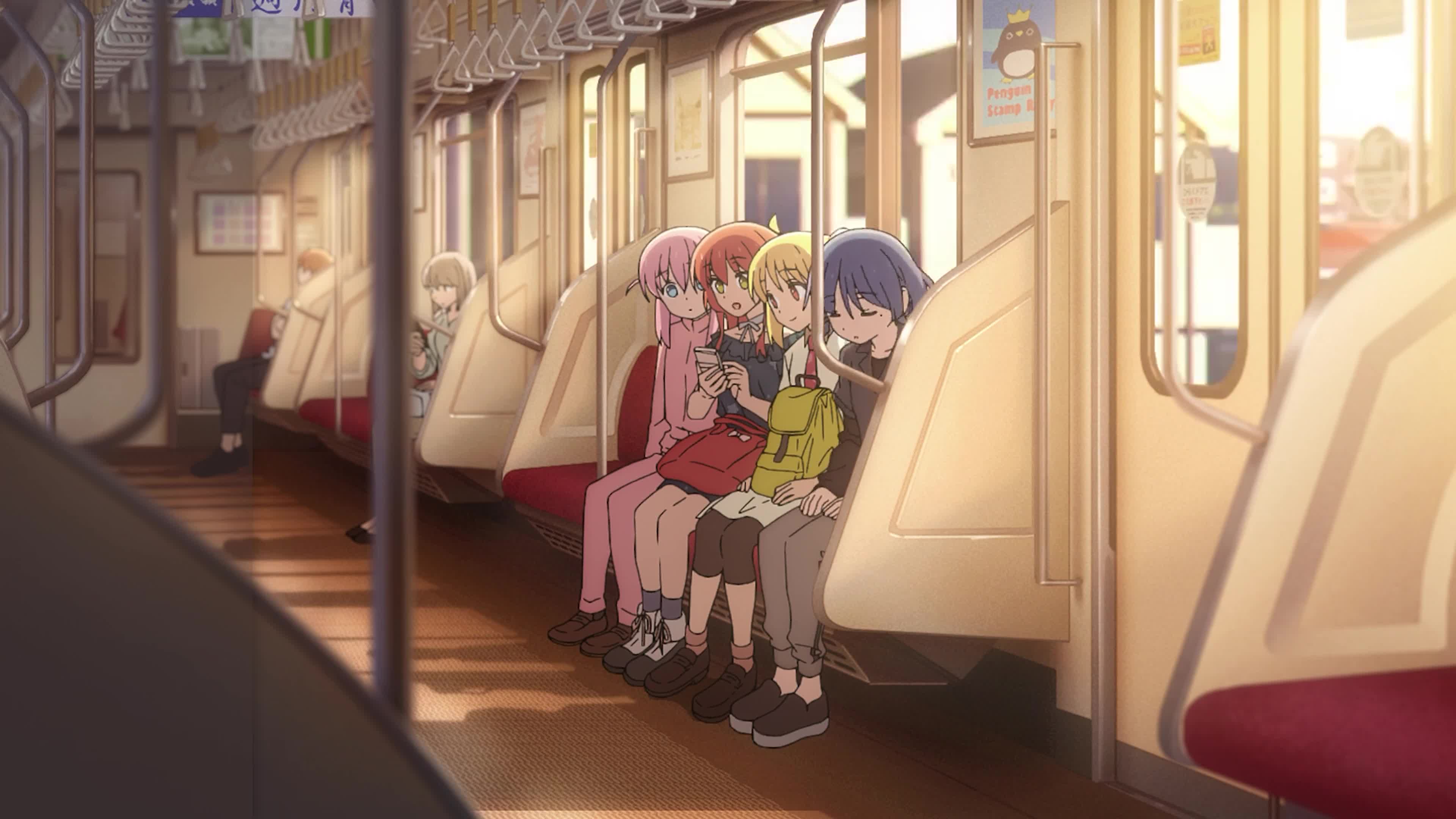 Anime Girls On The Train Live Wallpaper