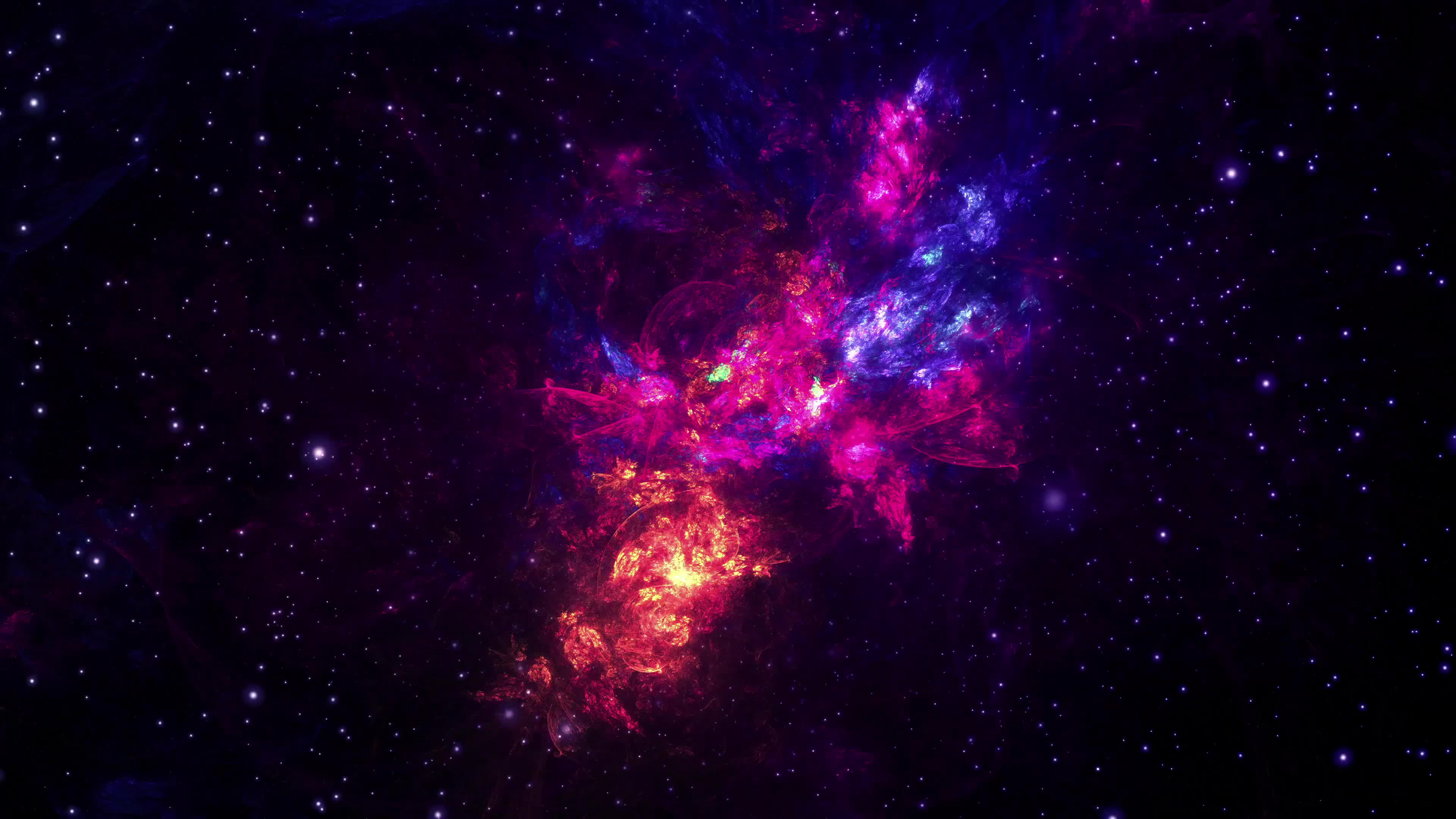 Red Galaxy In The Sky Live Wallpaper