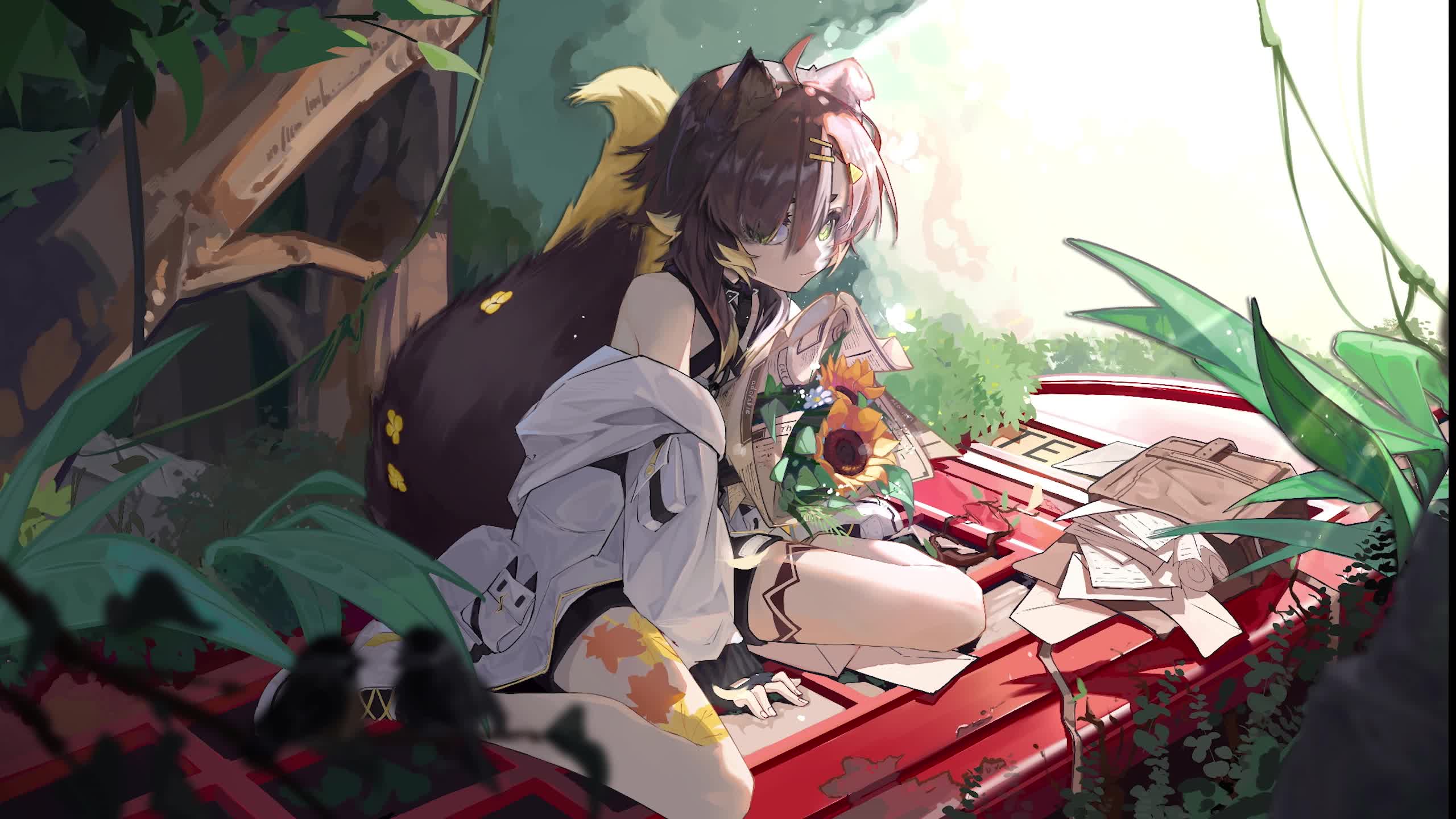 Anime Wolf Girl Live Wallpaper