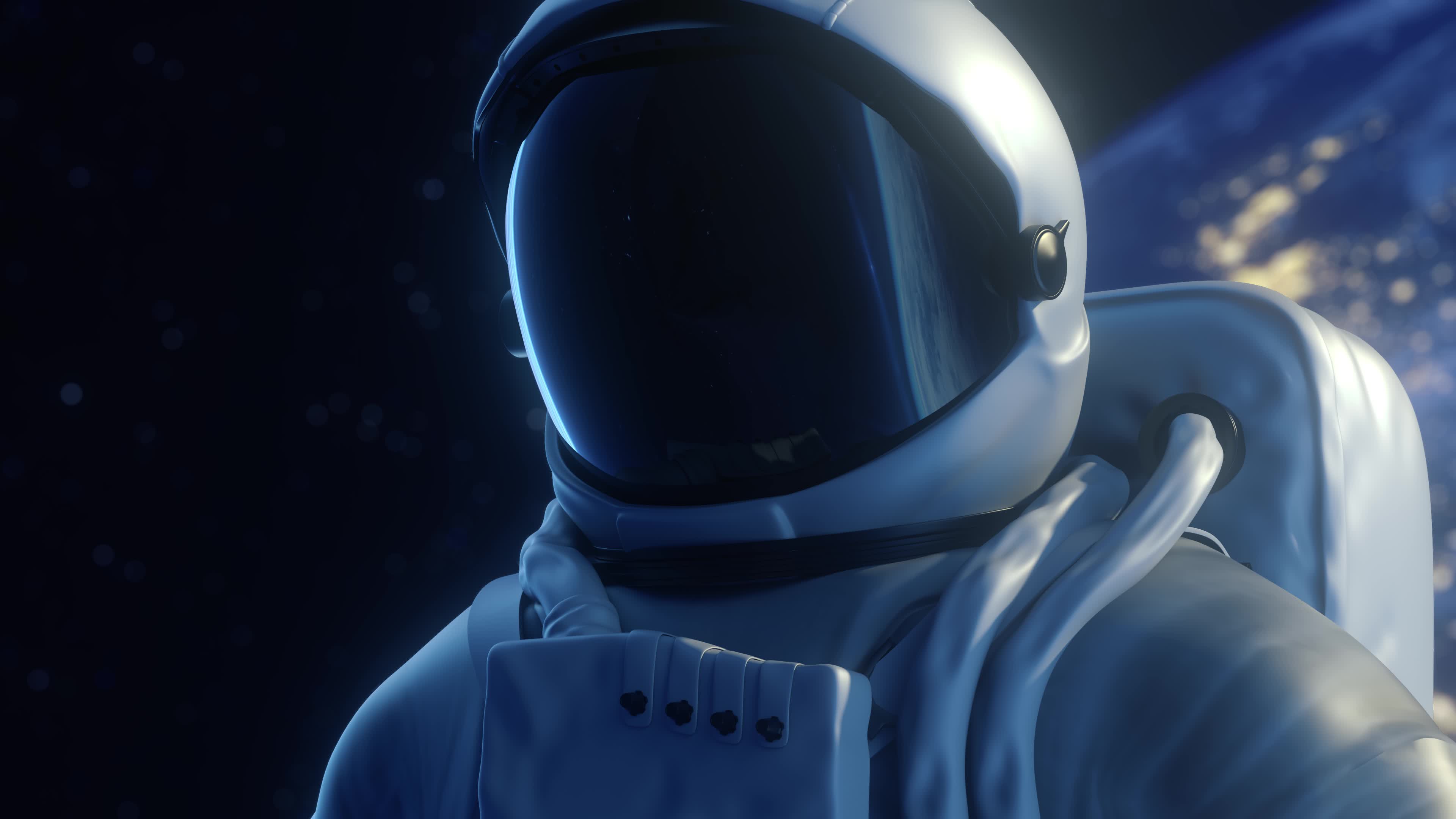 Alone Astronaut Live Wallpaper