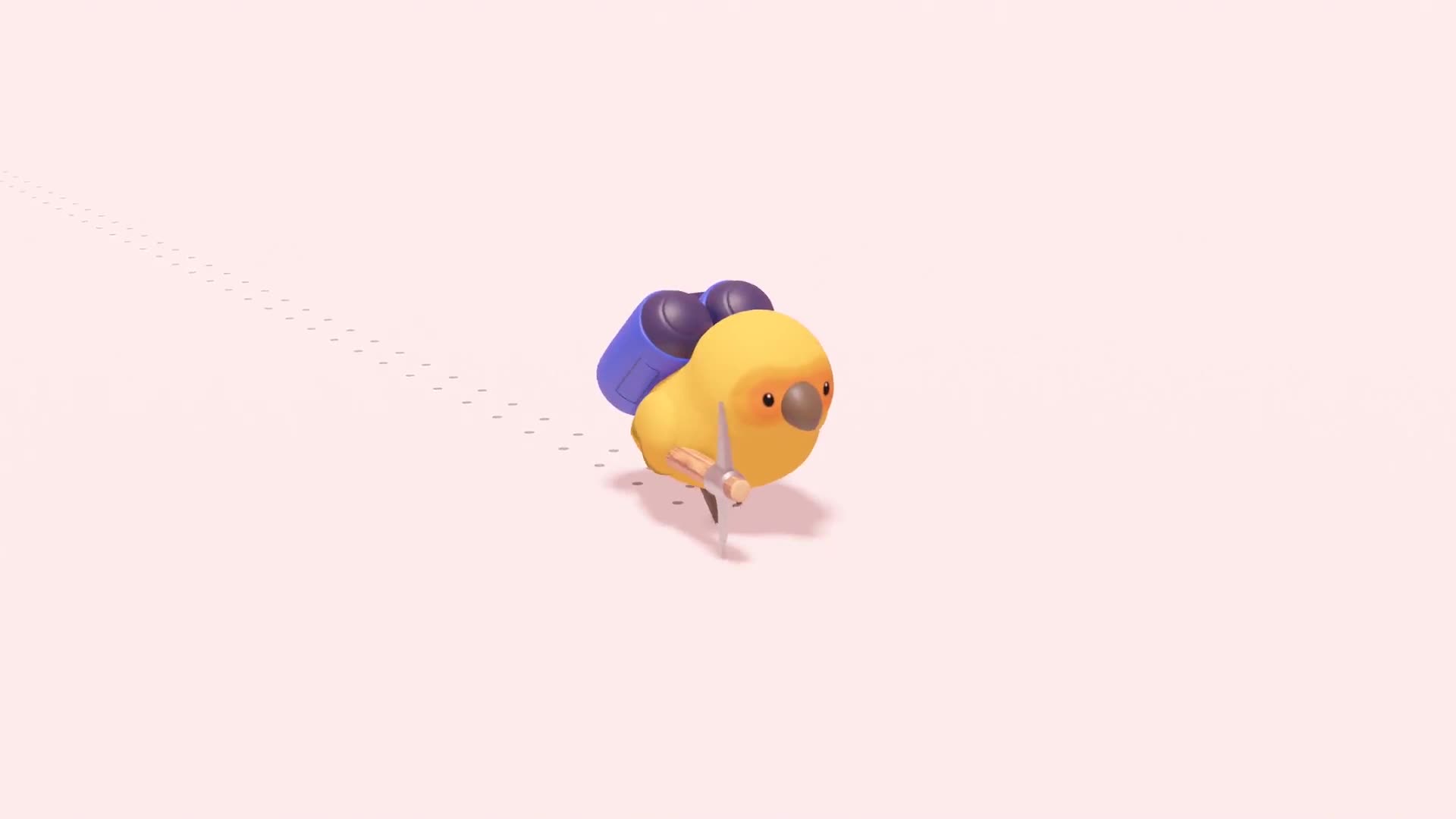 Little Chick Trekking Live Wallpaper