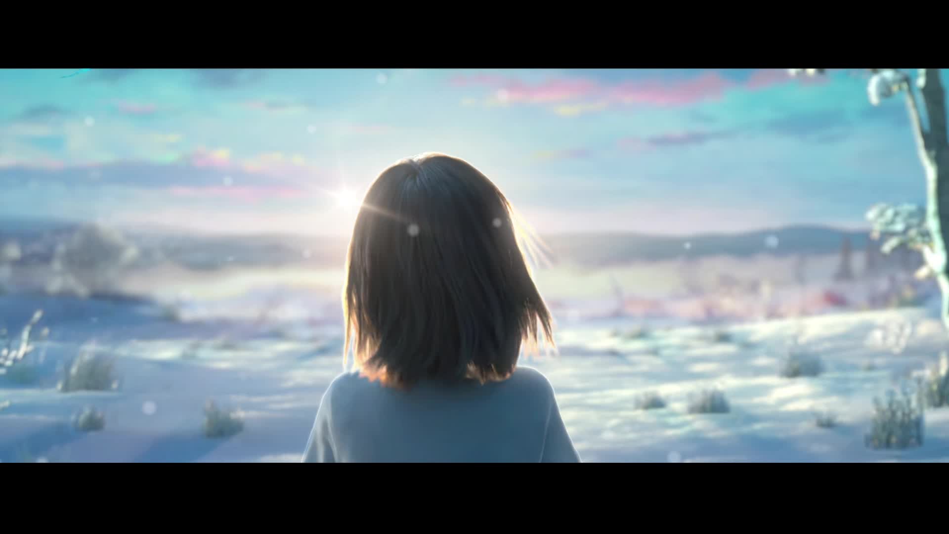Anime Girl In Winter Live Wallpaper