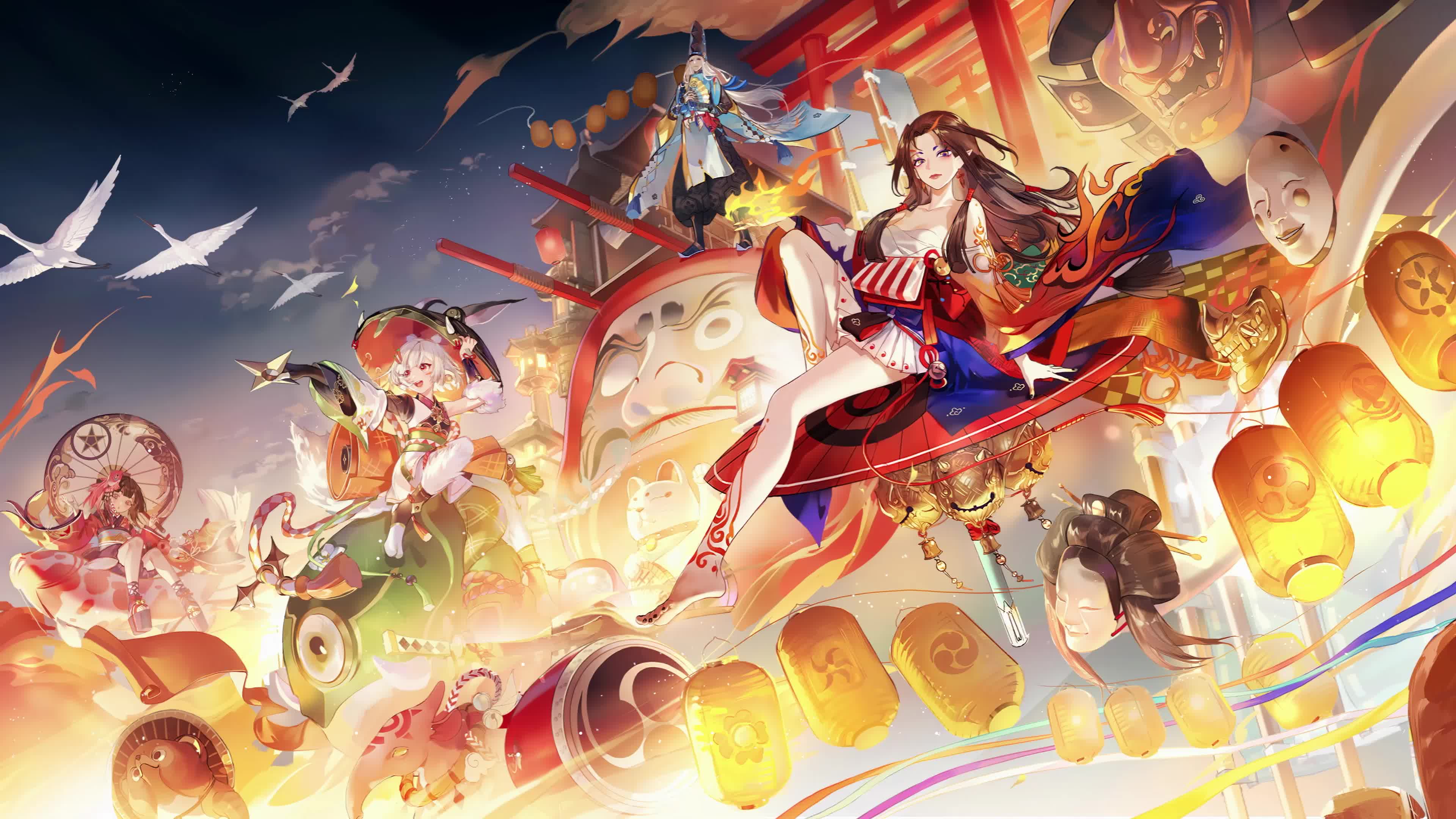 Onmyoji Suzuhiko Hime Live Wallpaper