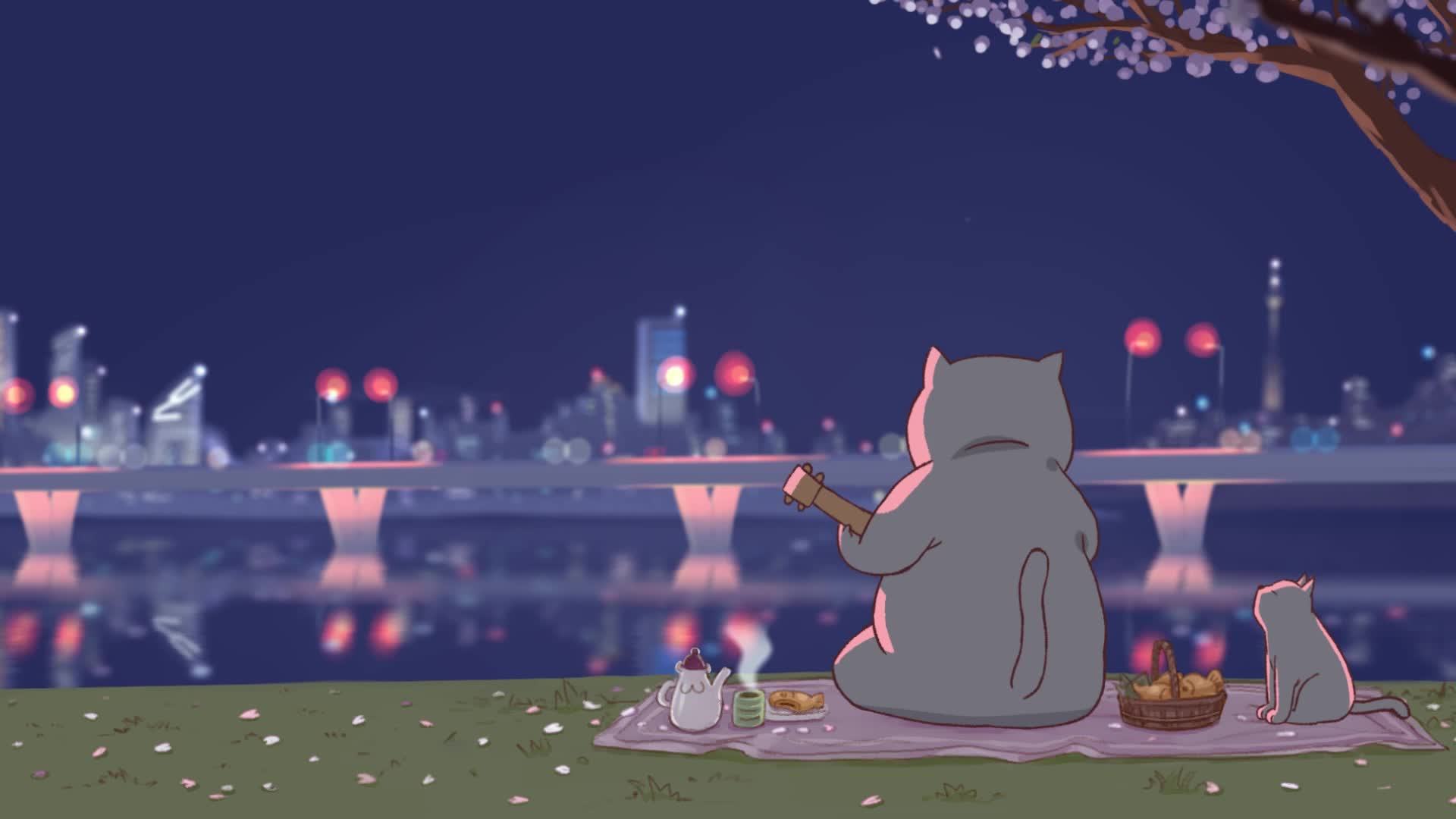 The Night at Spring Live Wallpaper