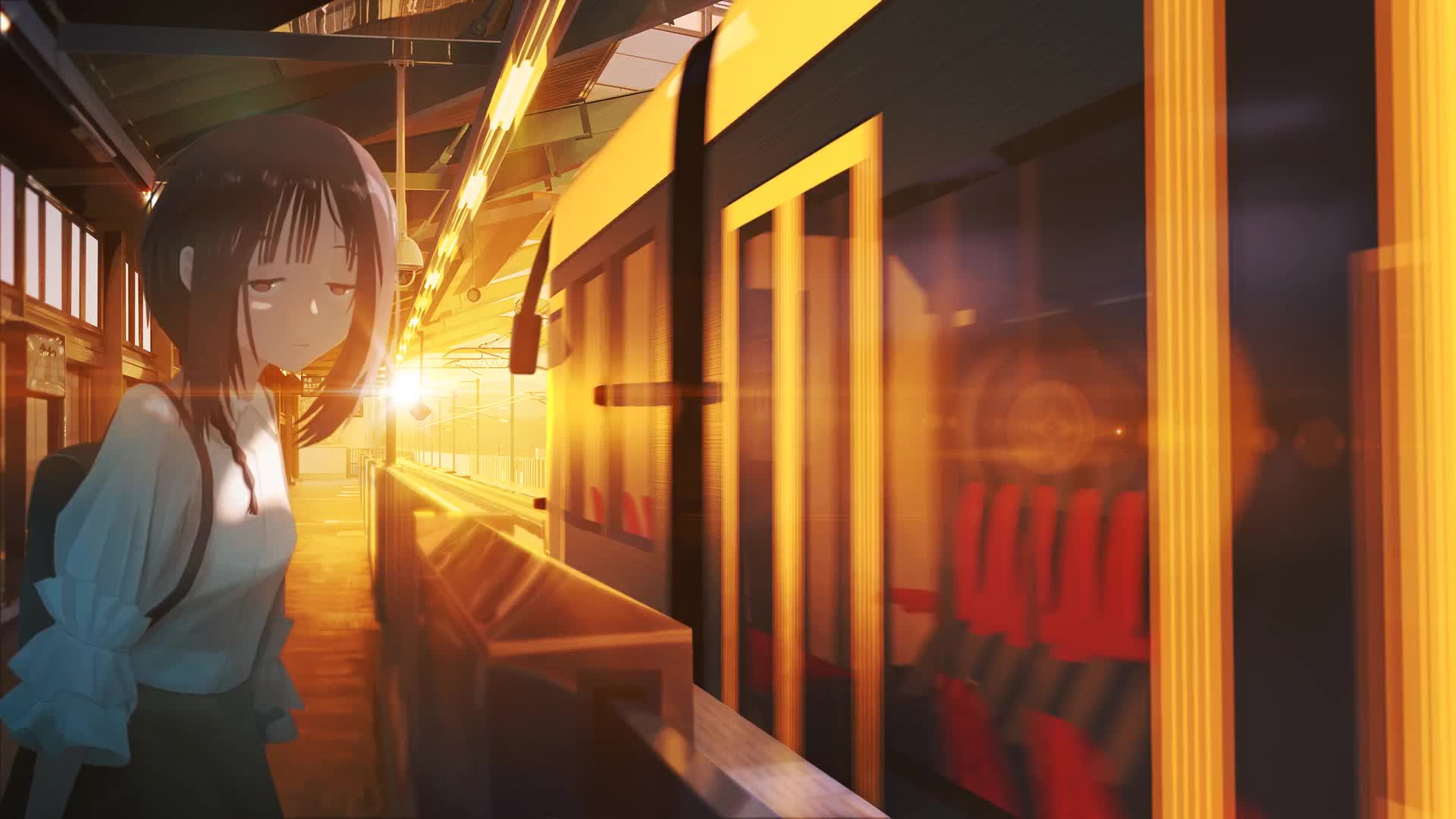 Steam Workshop: Platform at dusk, maybe waiting Live Wallpaper