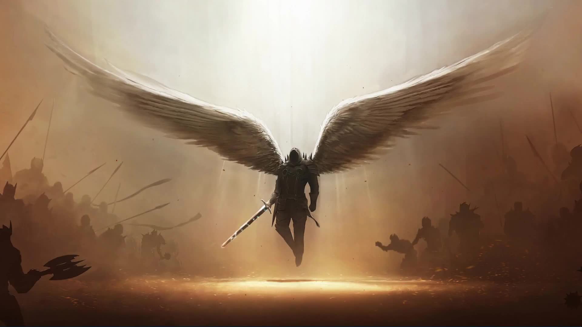 Tyrael, the Archangel of Justice Live Lallpaper - Live Wallpaper