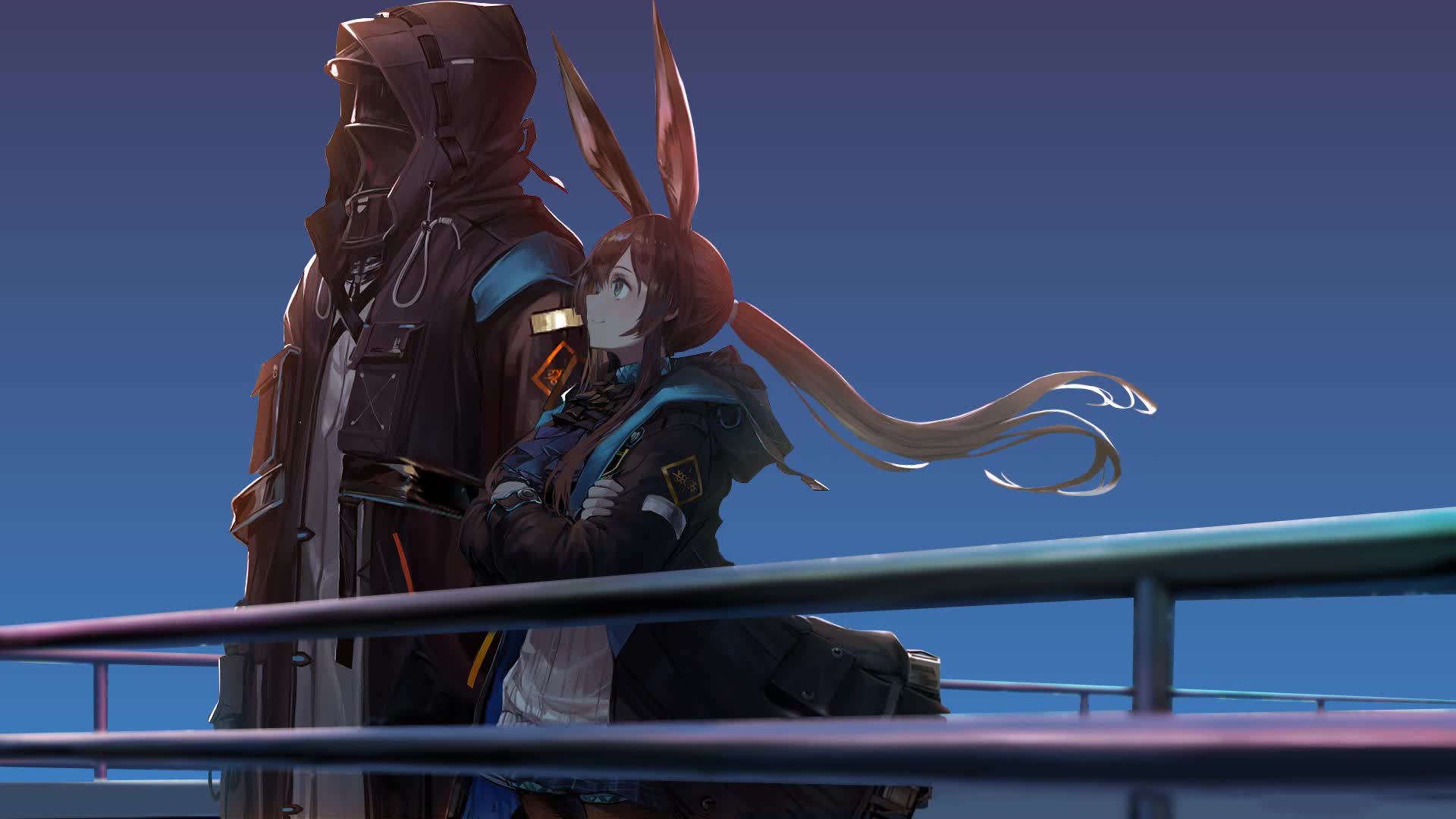 Arknights-Fireworks of Rhode Island Live Wallpaper