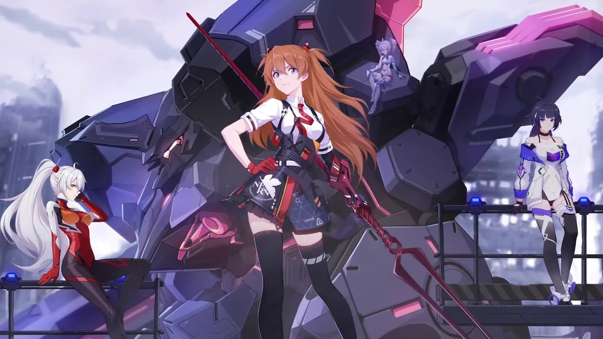 honkai impact x Evangelion Asuka Live Wallpaper