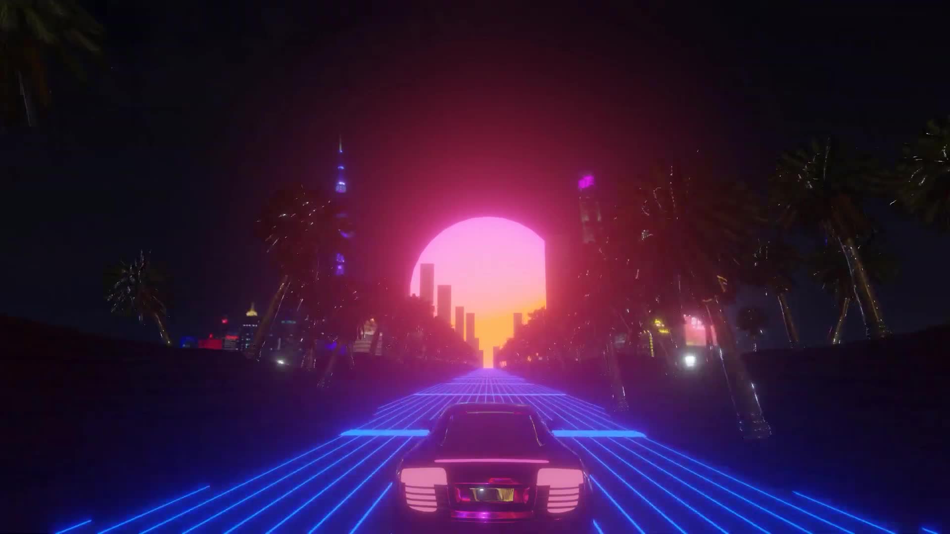 CyberPunk Riding Live Wallpaper