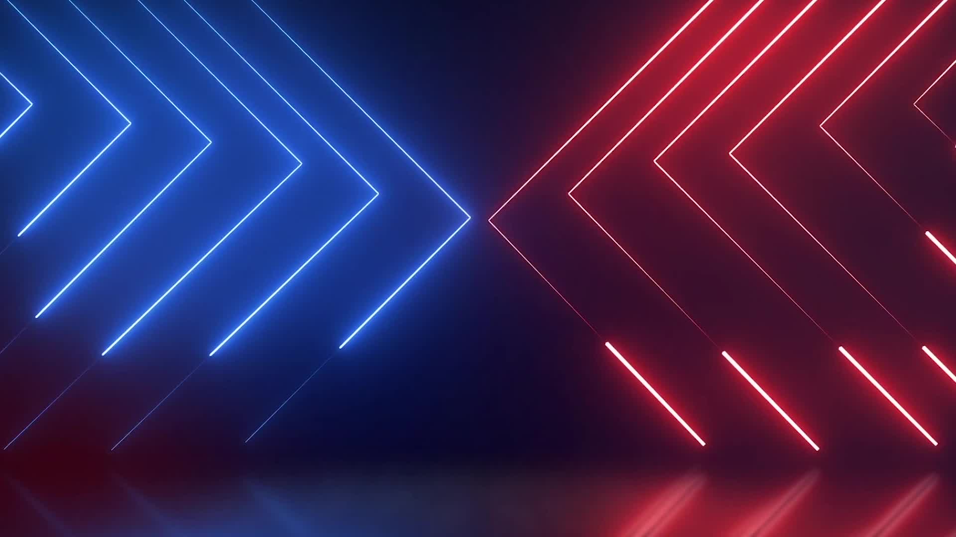 Blue and Red Neon Lines Live Wallpaper