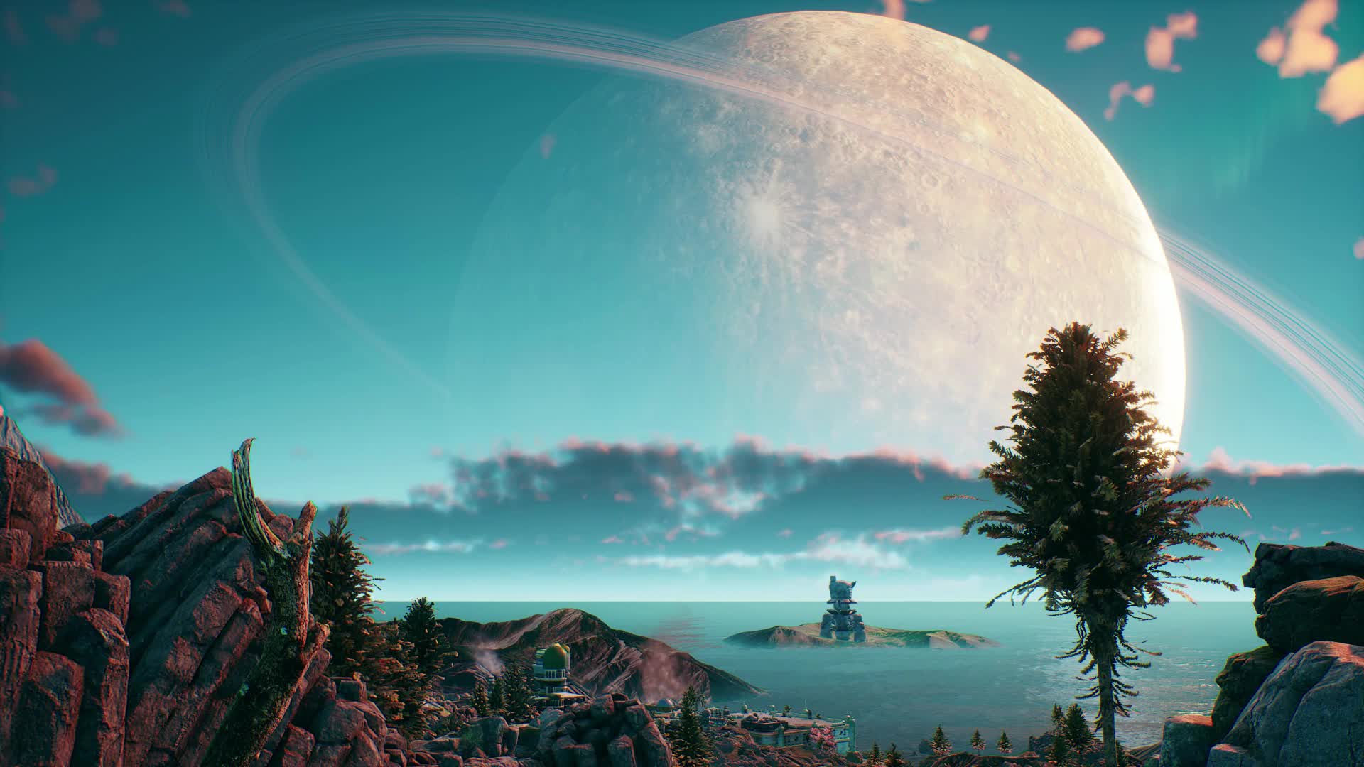 Alien Harbor Live Wallpaper