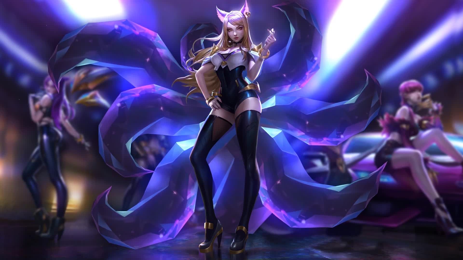 KDA Akali Spray Loop Live Wallpaper