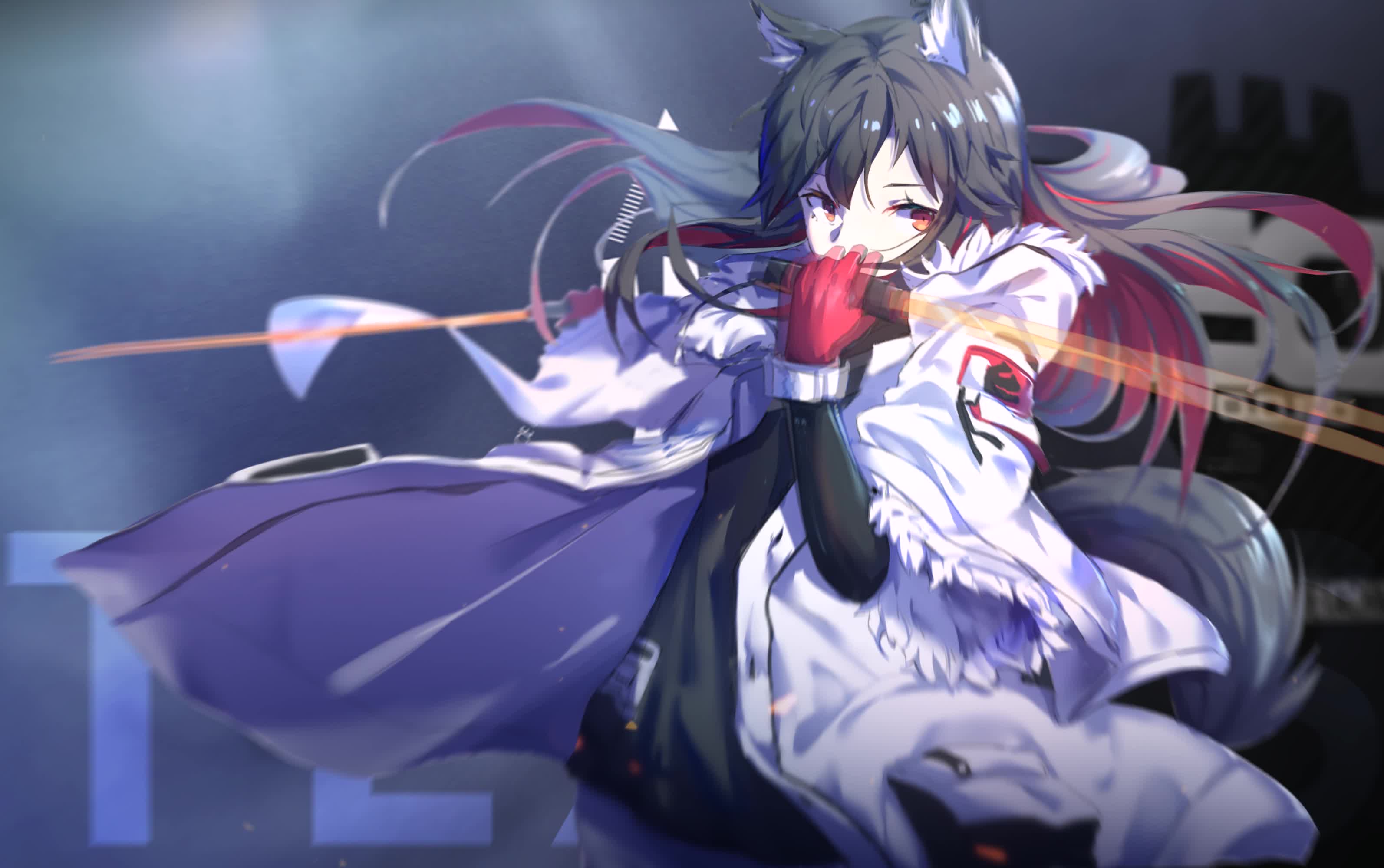 Arknights-Arknights-Texas can do it Live Wallpaper