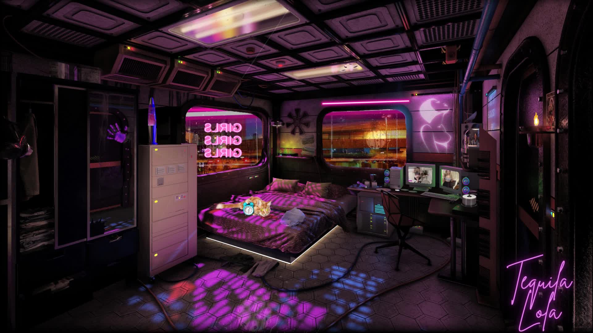 Decoracion Cyberpunk Live Wallpaper