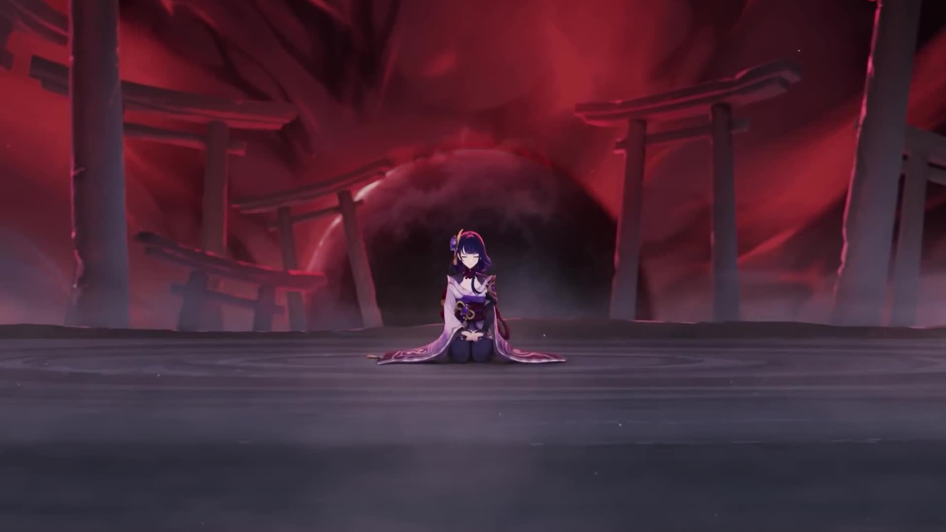 Raiden Shogun Nightmare - Genshin Impact 2 Live Wallpaper