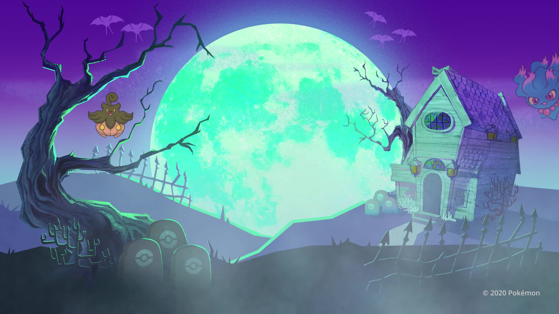 Pokemon Halloween Live Wallpaper