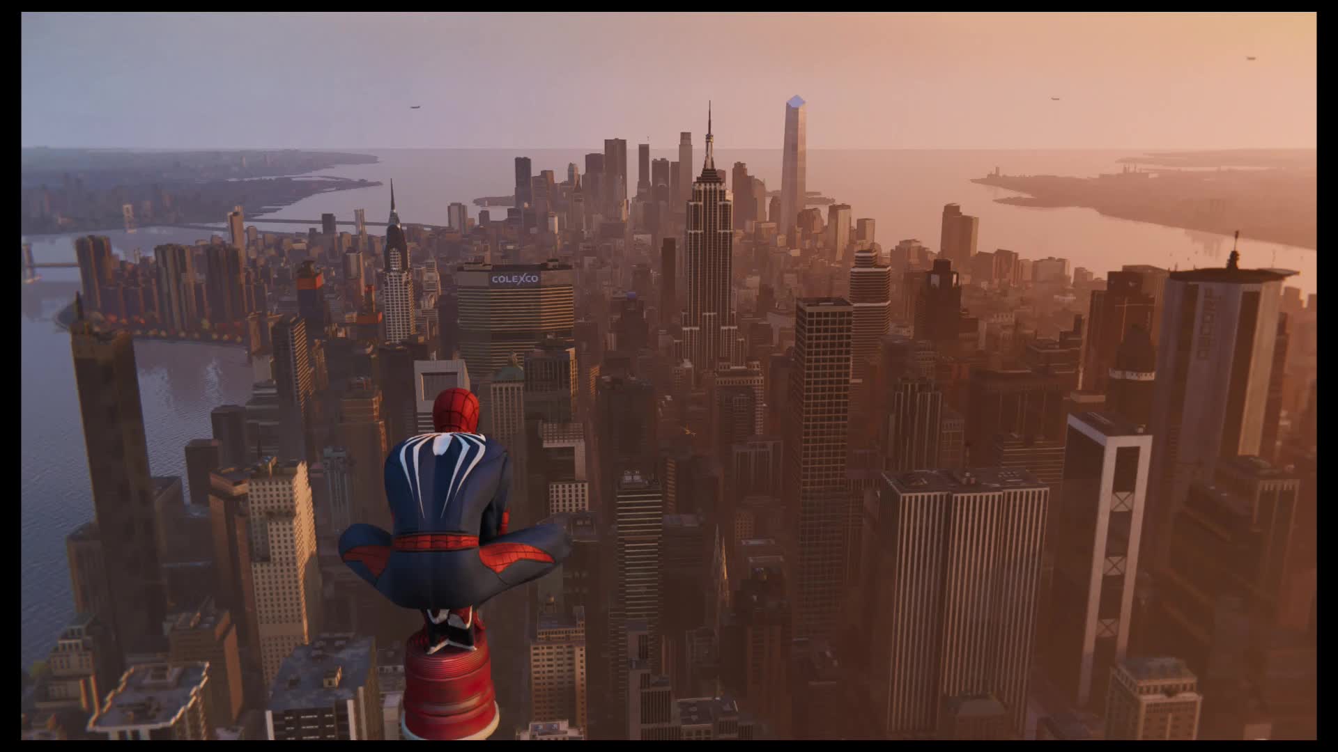 Spider-Man PS4 - Perched Atop Avengers Live Wallpaper