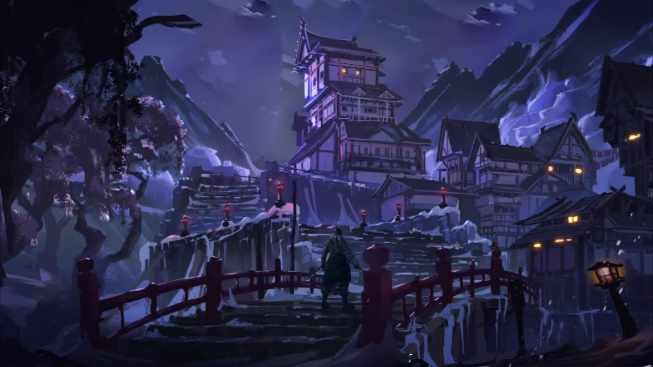 Samurai Village Live Wallpaper