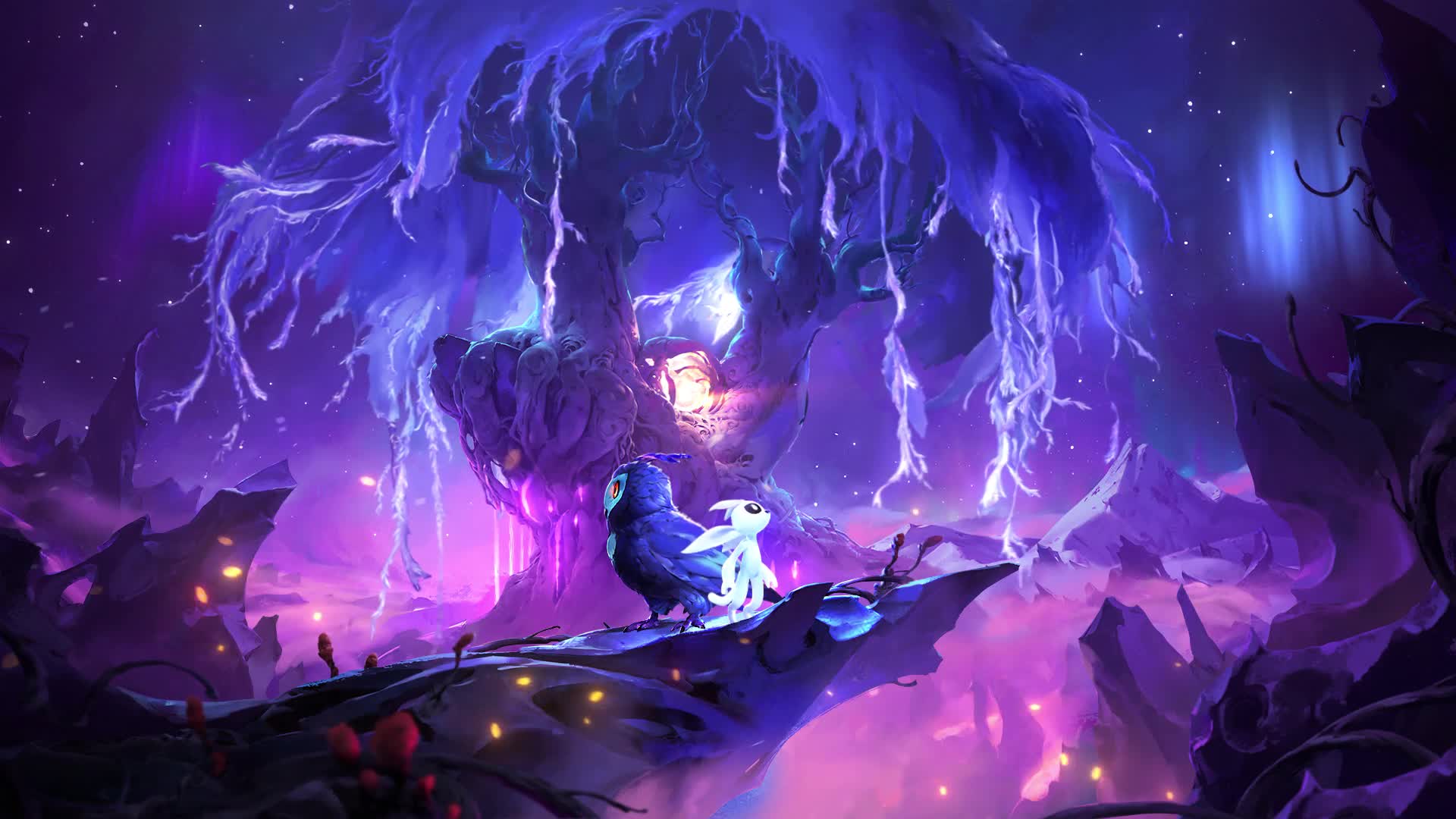 Ori and the Will of the Wisps Tree Live Wallpaper | 3440x1440