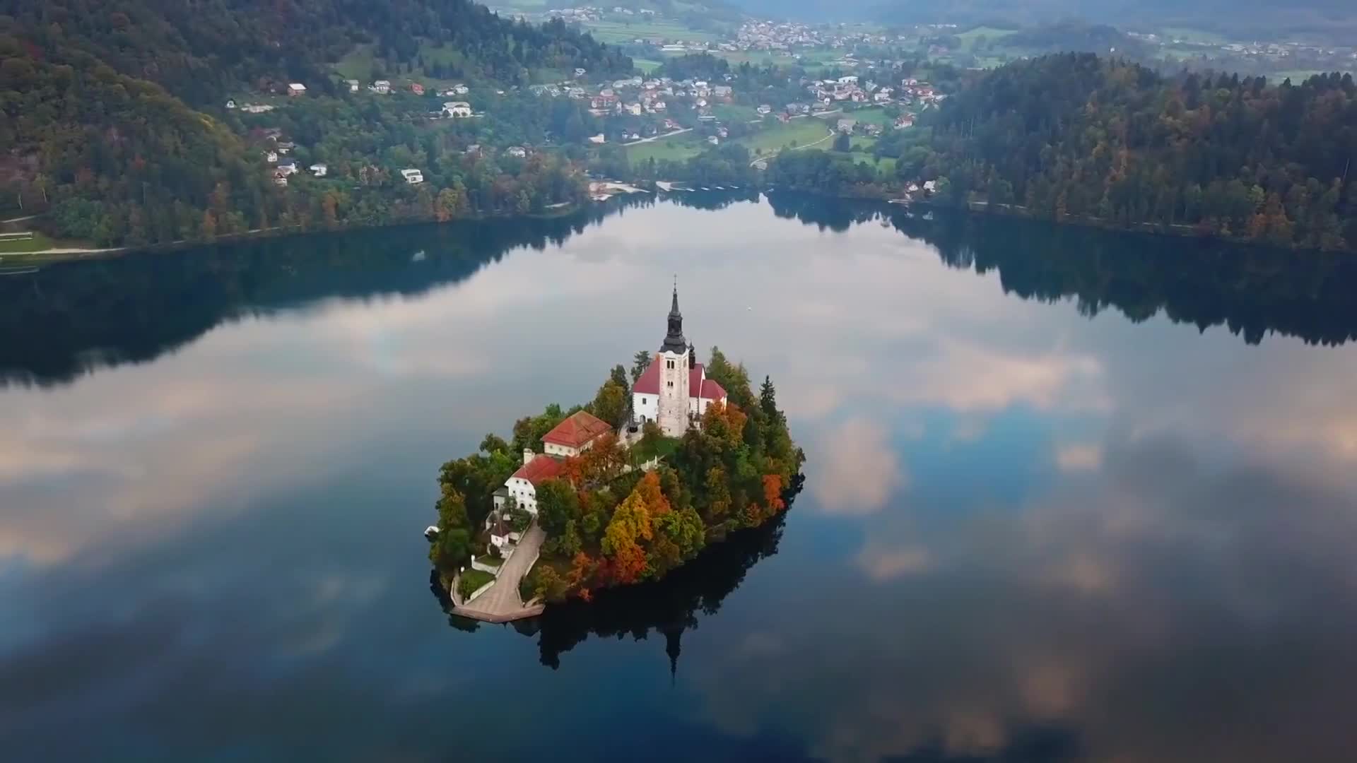 Slovenia Bled Island Castle Live Wallpaper