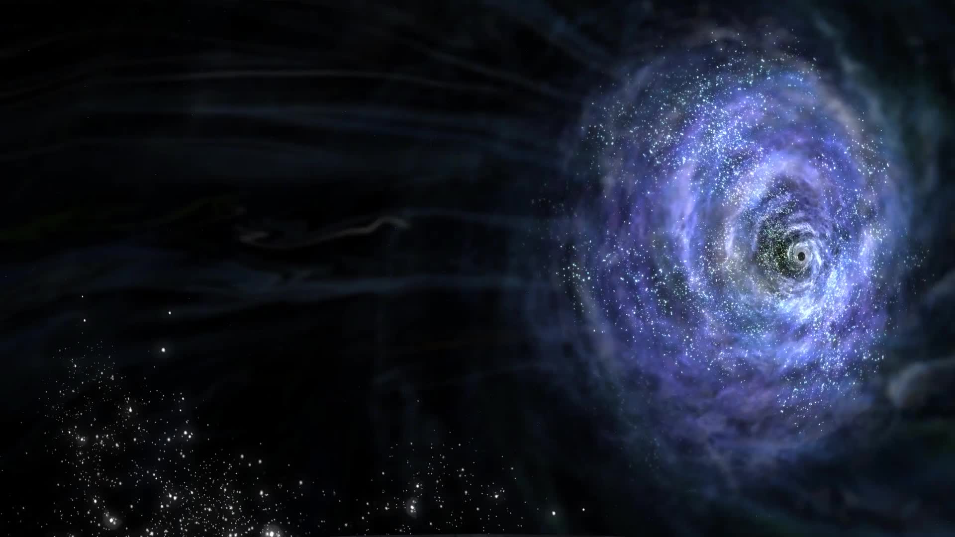 Blackhole Blue Space Constellations Live Wallpaper